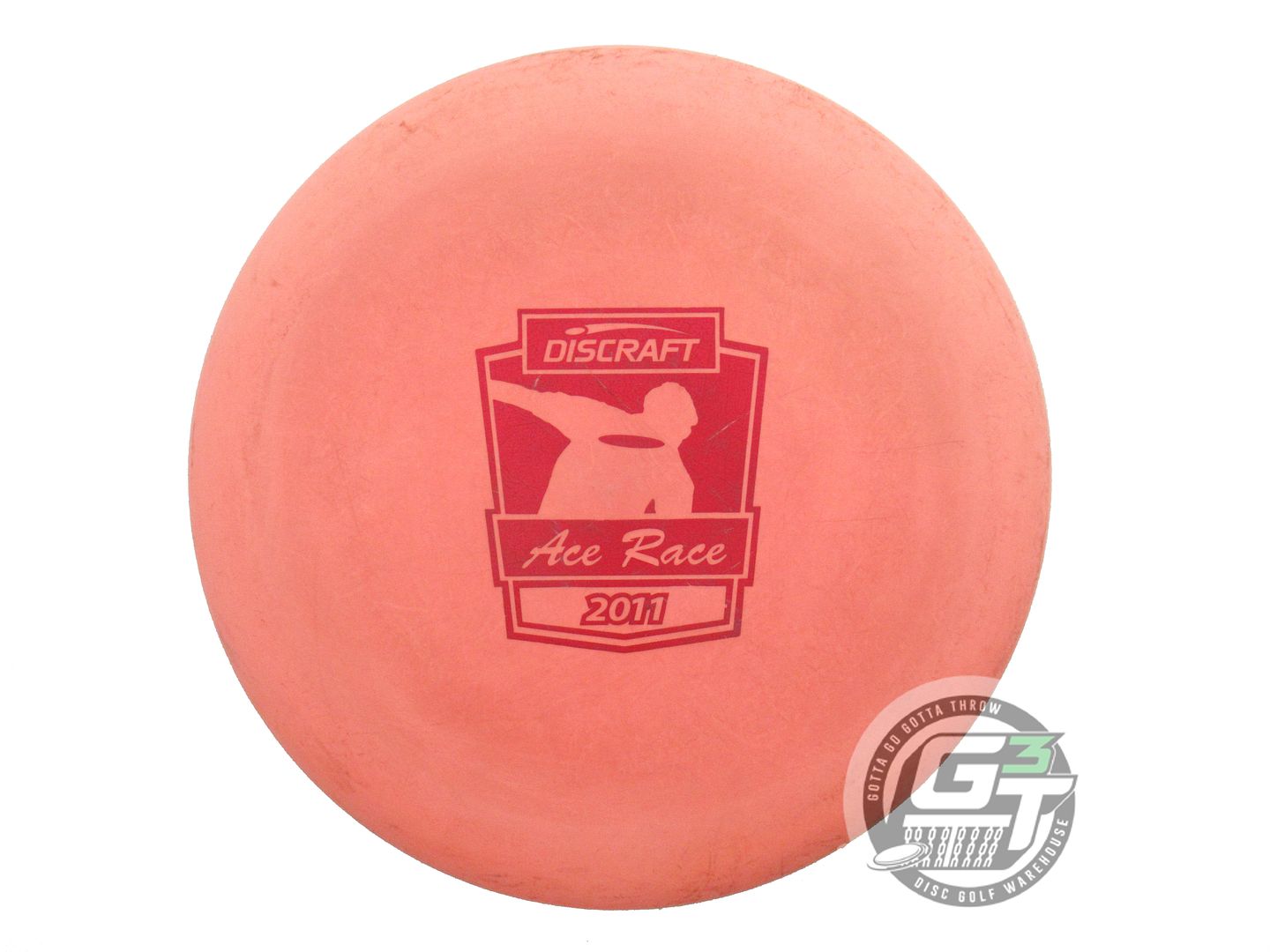 USED Discraft [ACE RACE] Pro D Zeppelin 181g Red Black Stamp OOP Putter Disc