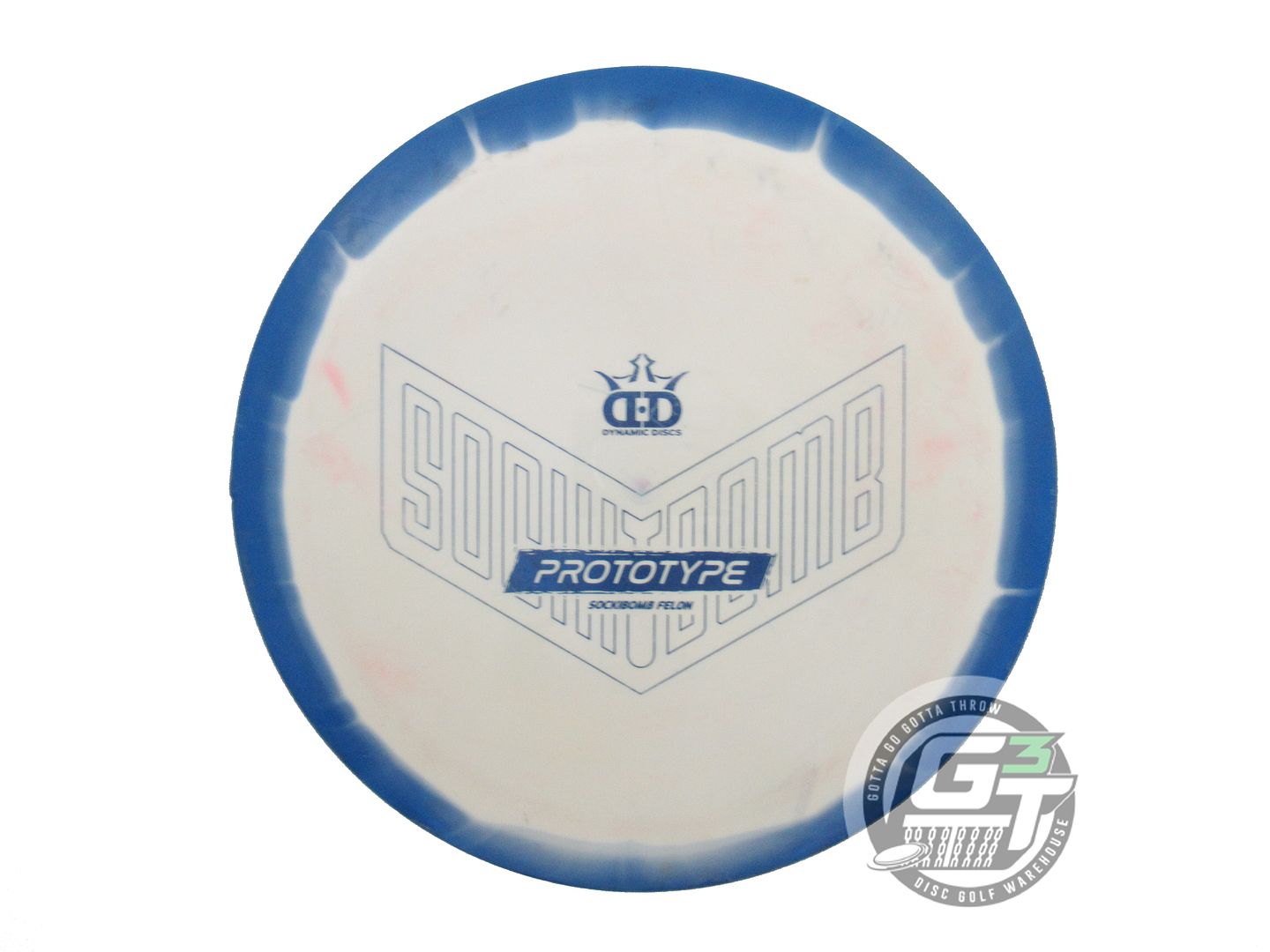 USED Dynamic Discs PROTO Supreme Orbit Felon 176g Blue-White Driver Golf Disc