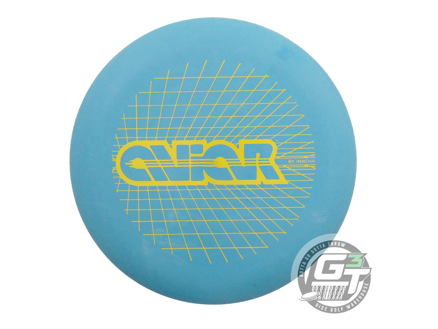 USED Innova DX Classic Aviar 175g Teal Yellow Stamp Putter Golf Disc