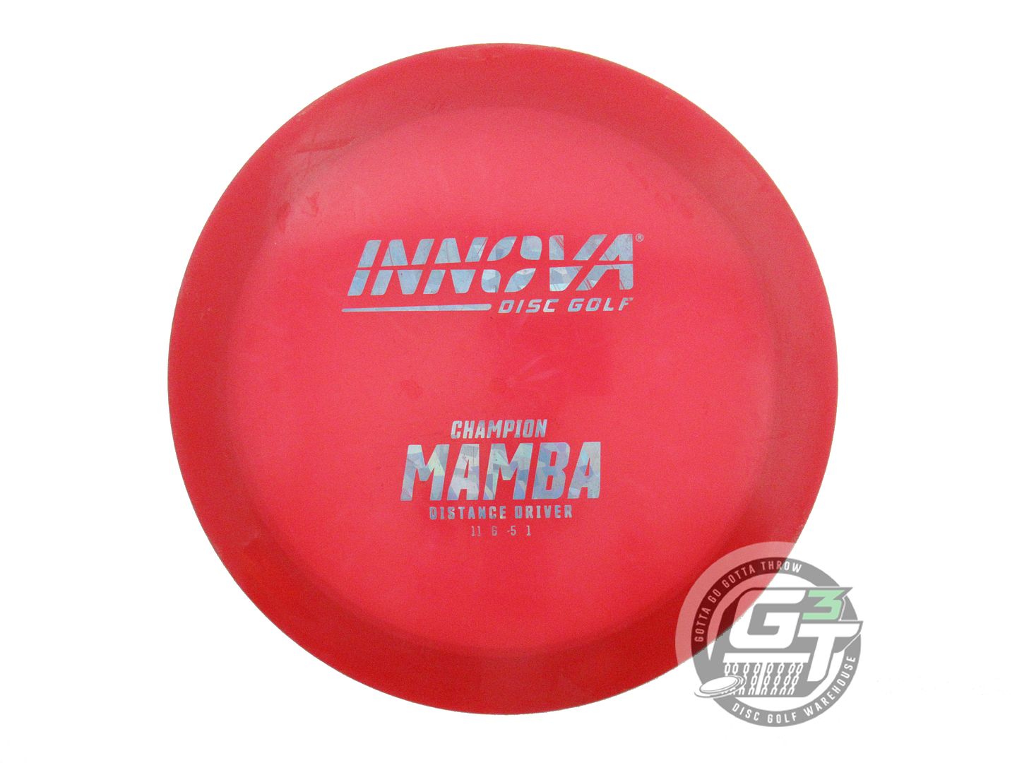 USED Innova Champion Mamba 172g Red Teal Shatter Foil Distance Driver Golf Disc