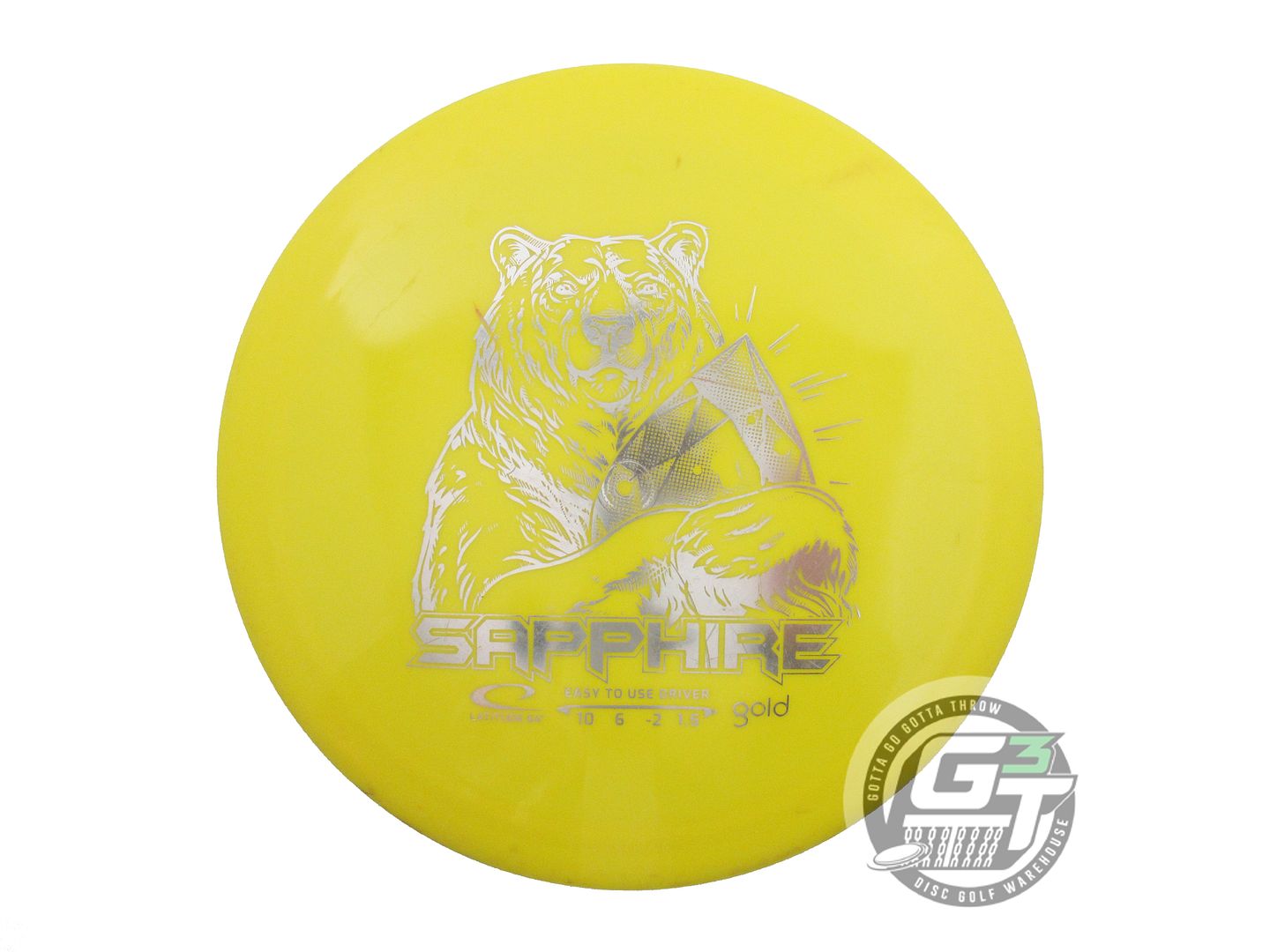USED Latitude 64 Gold Sapphire 162g Yellow Silver Foil Distance Driver Golf Disc