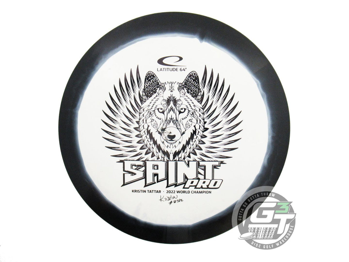 USED Latitude 64 [TATTAR] Gold Orbit Saint Pro 176g Black-White Driver Golf Disc