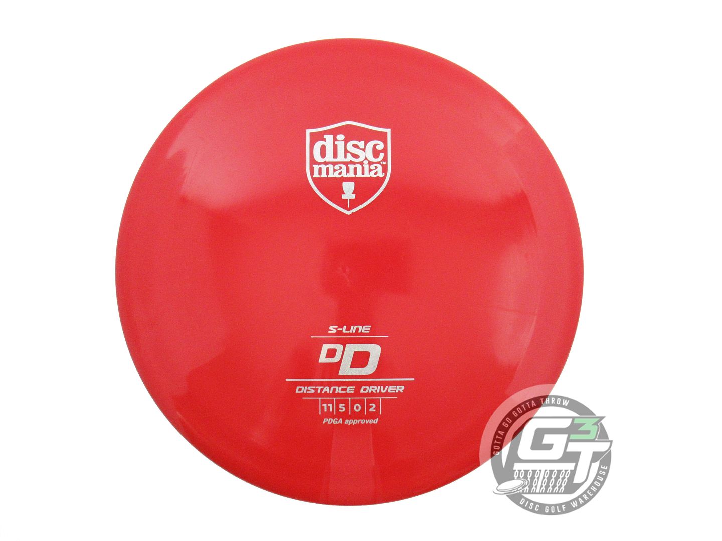 NOS DiscMania S-Line DD 175g Red Silver Glitter Foil Distance Driver Golf Disc