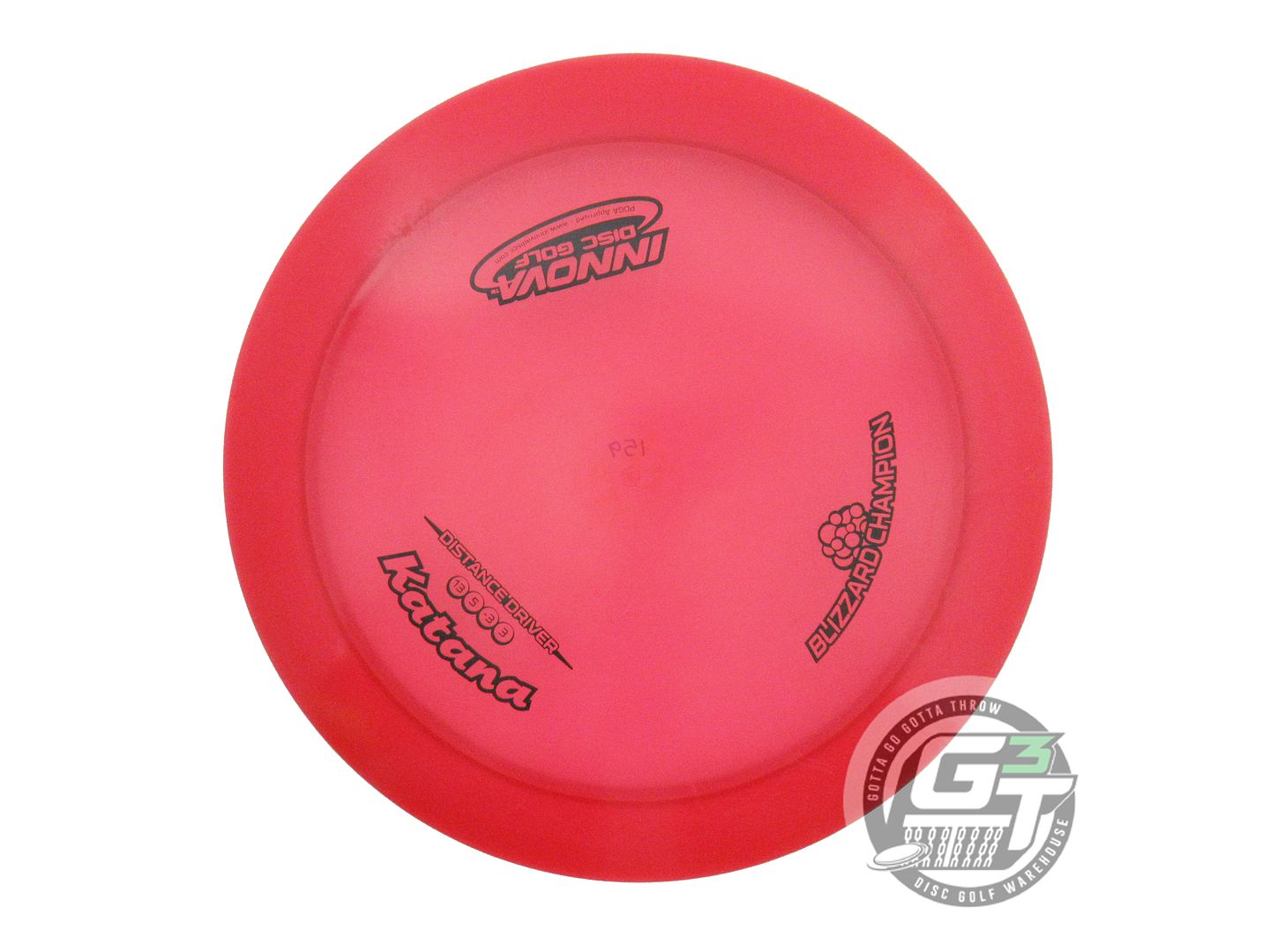 USED Innova Blizzard Katana 159g Red Black Stamp Distance Driver Golf Disc