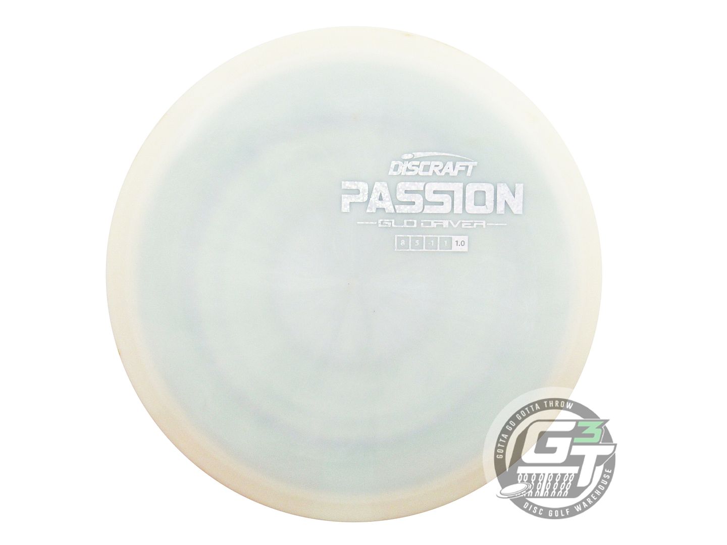USED Discraft [PIERCE] ESP Glo Passion 176g White HOME DYED Driver Golf Disc