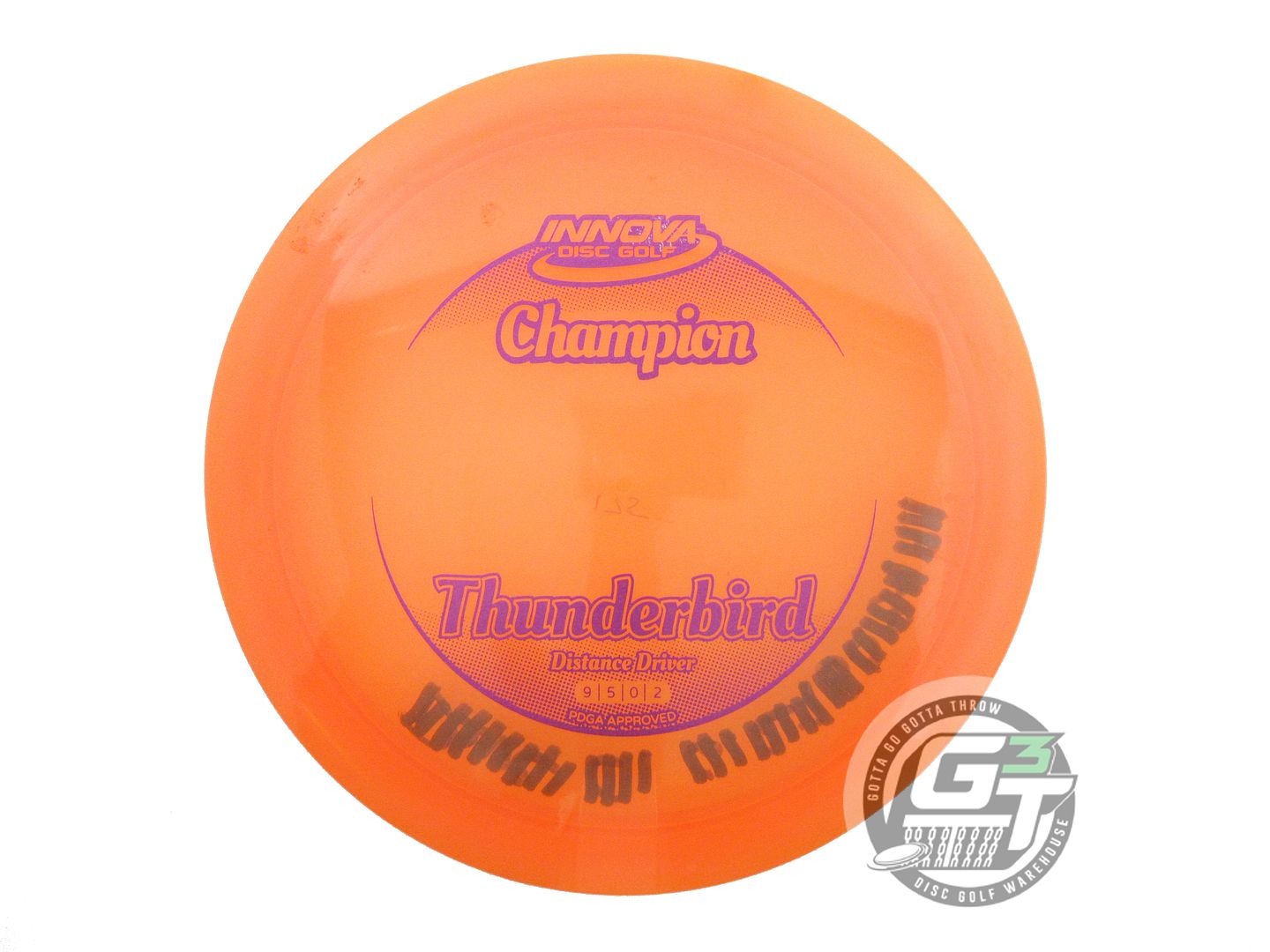 USED Innova Champion Thunderbird 175g Orange Purple Foil Distance Driver Disc