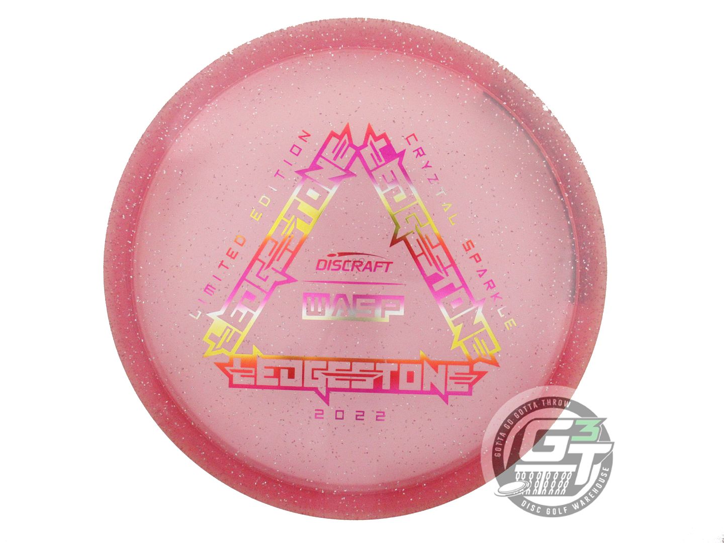 USED Discraft [LEDGESTONE] Sparkle CryZtal Wasp 179g Pink Sunset Midrange Disc