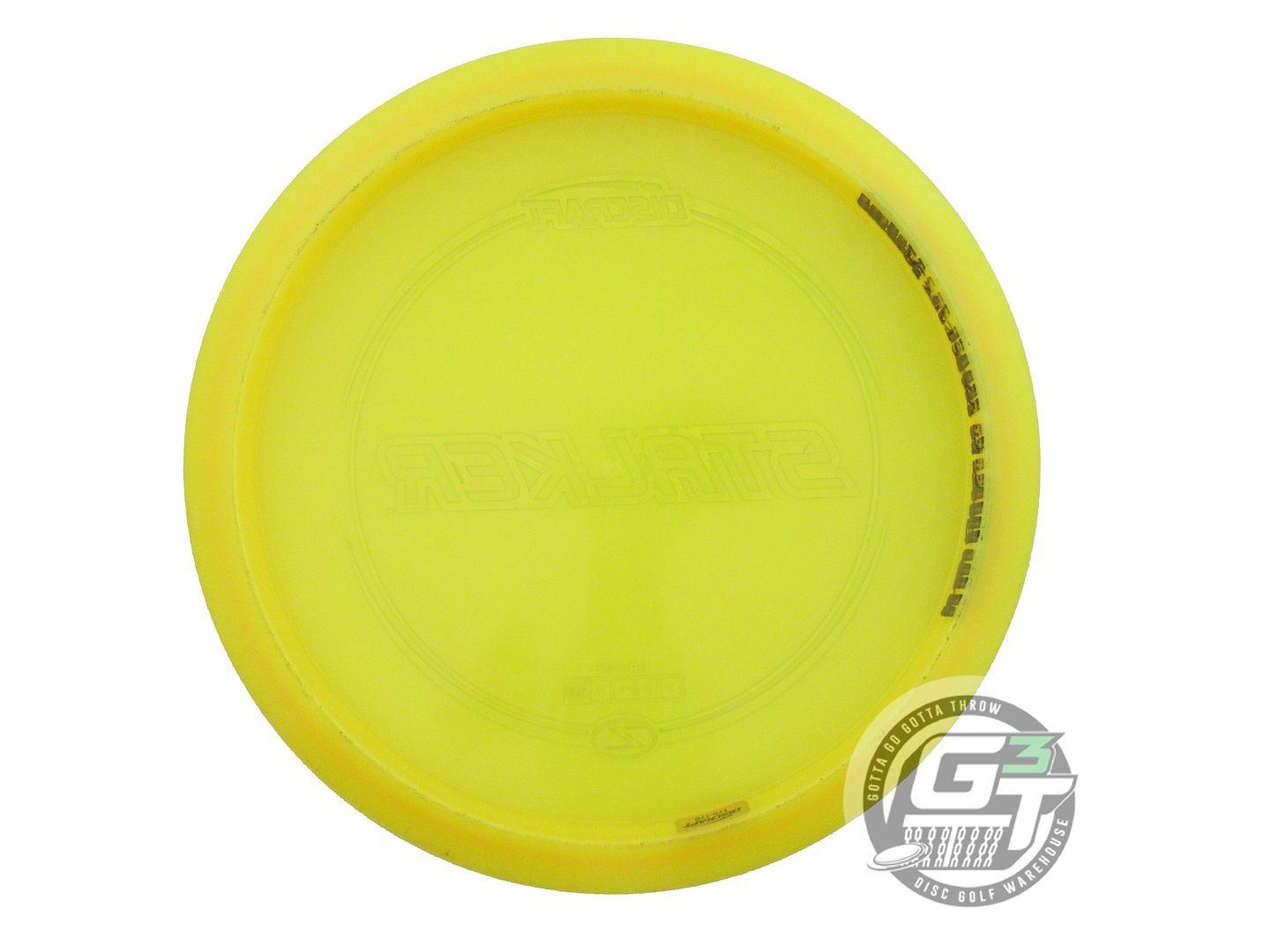 USED Discraft Z Stalker 178g Yellow Teal Shatter Foil Fairway Driver Golf Disc