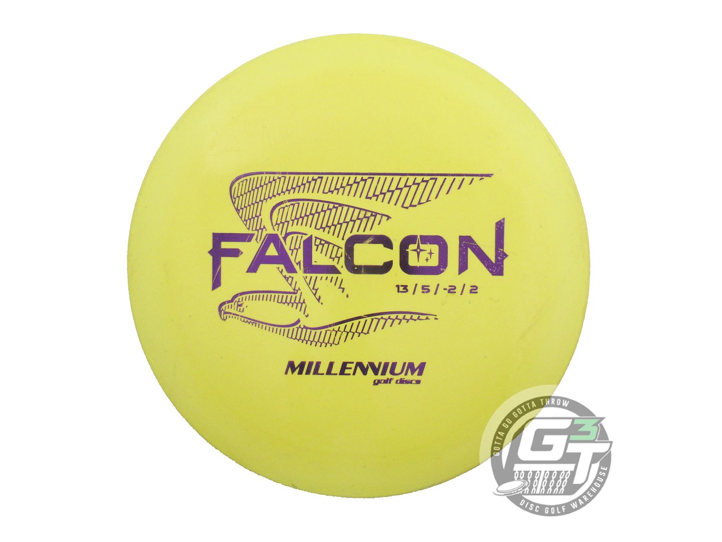 USED Millennium Standard Falcon 169g Yellow Purple Foil Distance Driver Disc