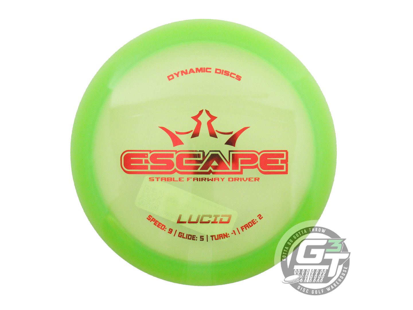 Dynamic Discs Lucid Escape Fairway Driver Golf Disc (Individually Listed)
