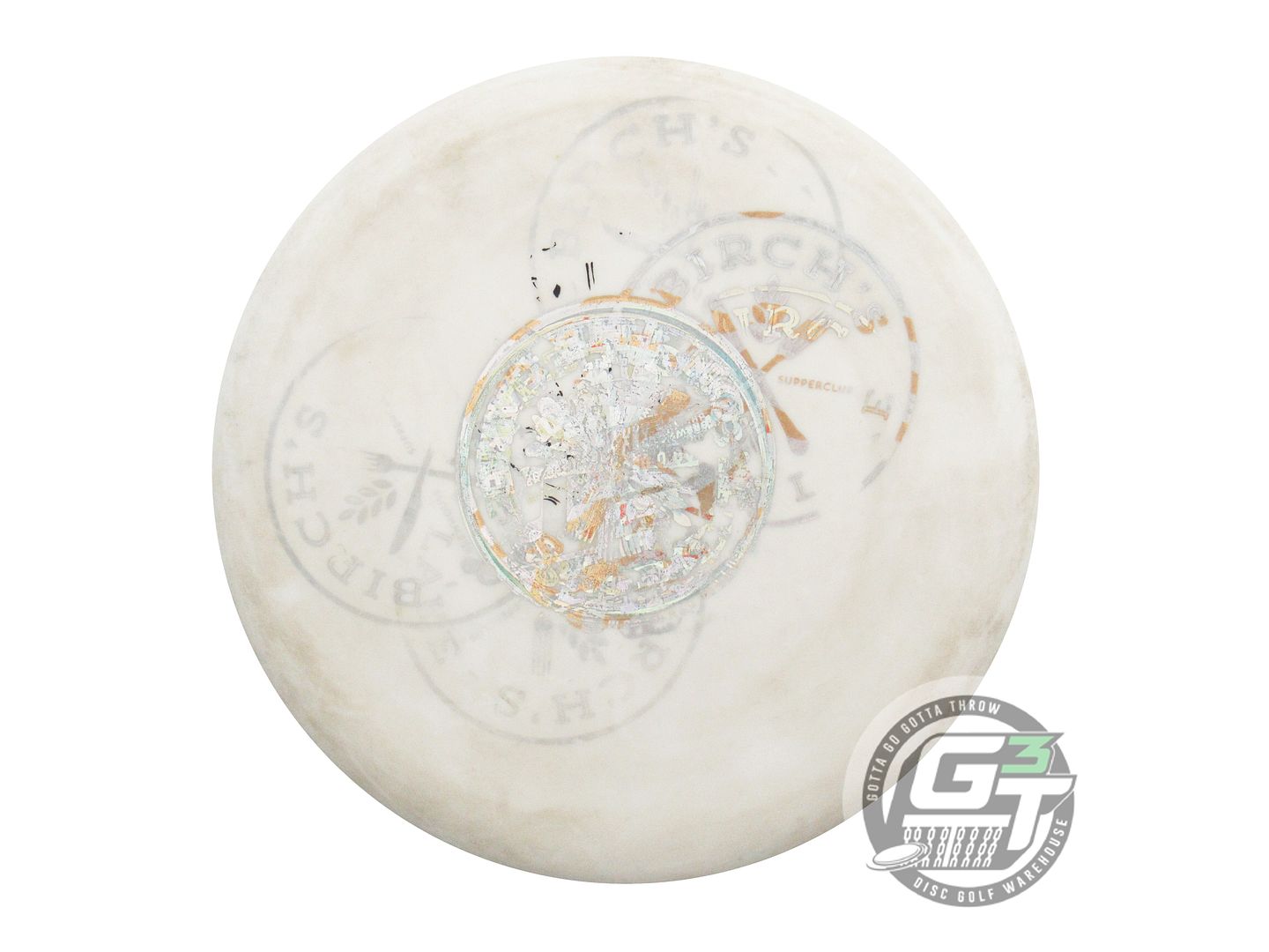 USED Gateway X-OUT SuperSoft Glow Wizard 175g White Putter Golf Disc