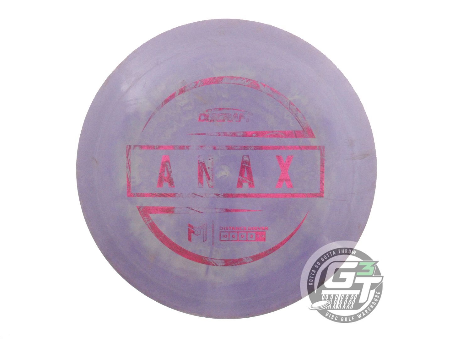 USED Discraft [McBETH] ESP Anax 172g Purple Magenta Star Foil Driver Golf Disc