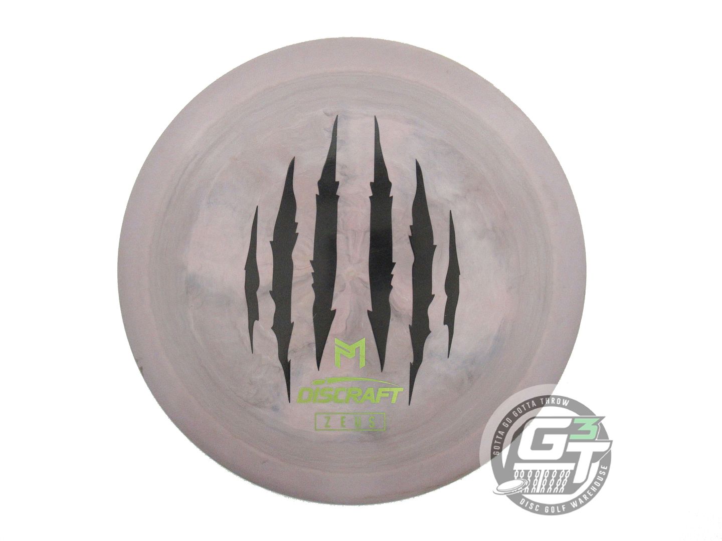 USED Discraft [McBETH] 6X CLAW ESP Zeus 175g Gray-Tan Black Stamp Driver Disc