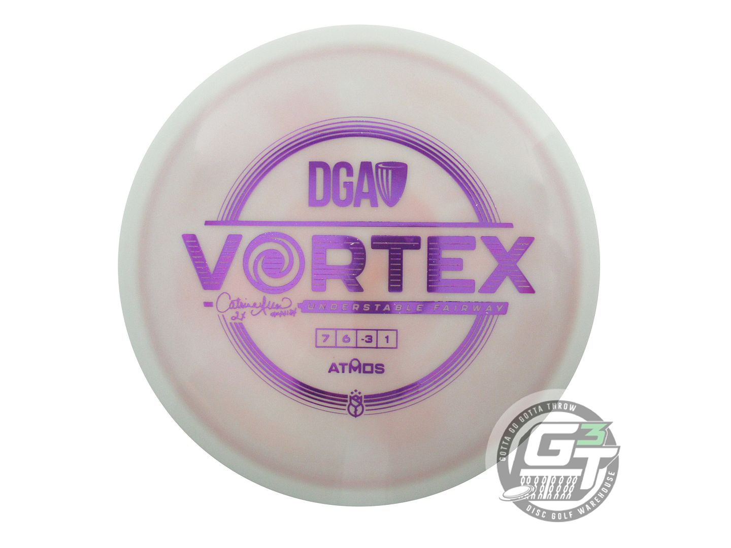 DGA Atmos Vortex [Catrina Allen 2X] Fairway Driver Golf Disc (Individually Listed)