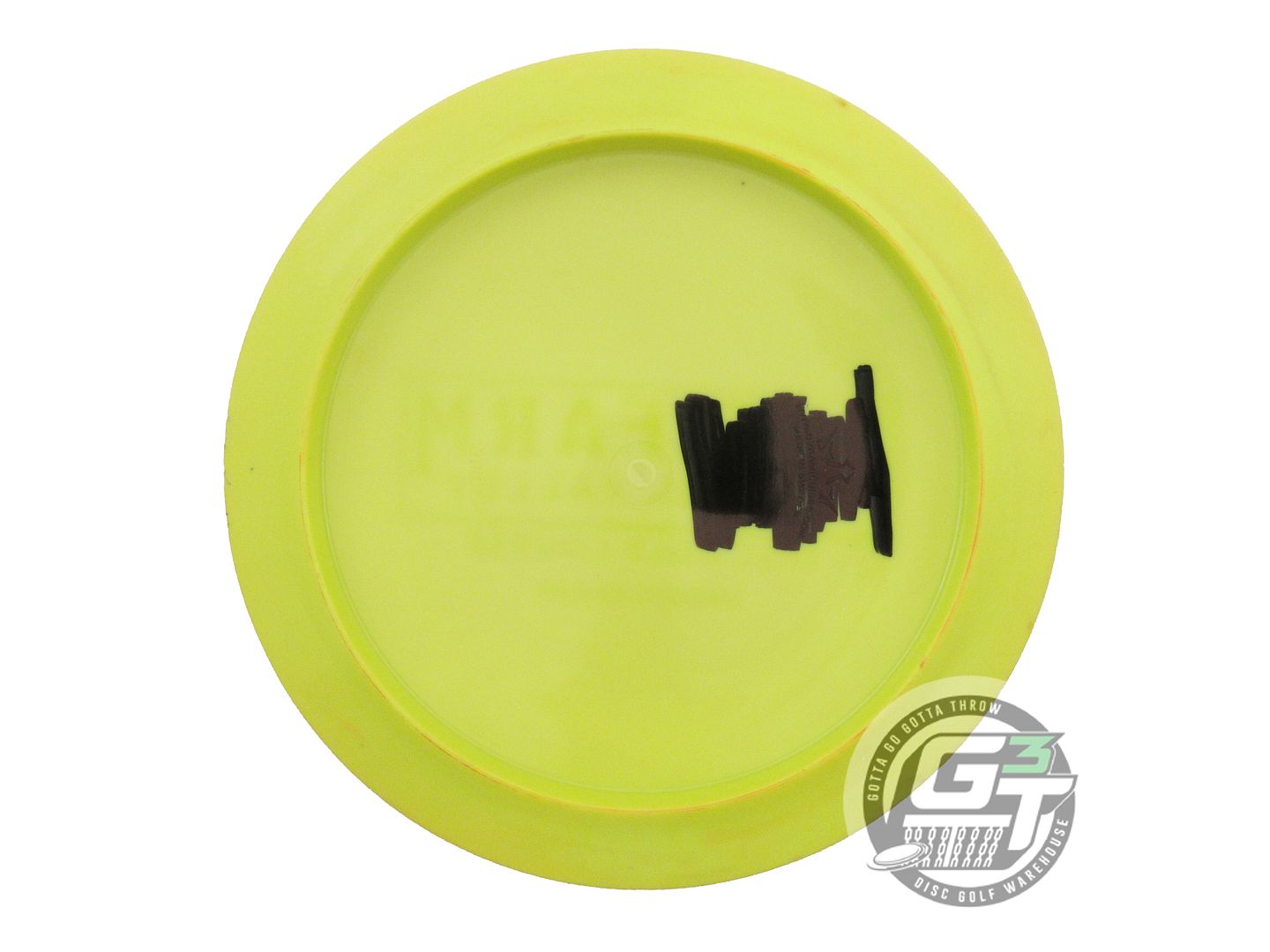 USED Dynamic Discs Fuzion Raider 175g Yellow Black Stamp Distance Driver Disc