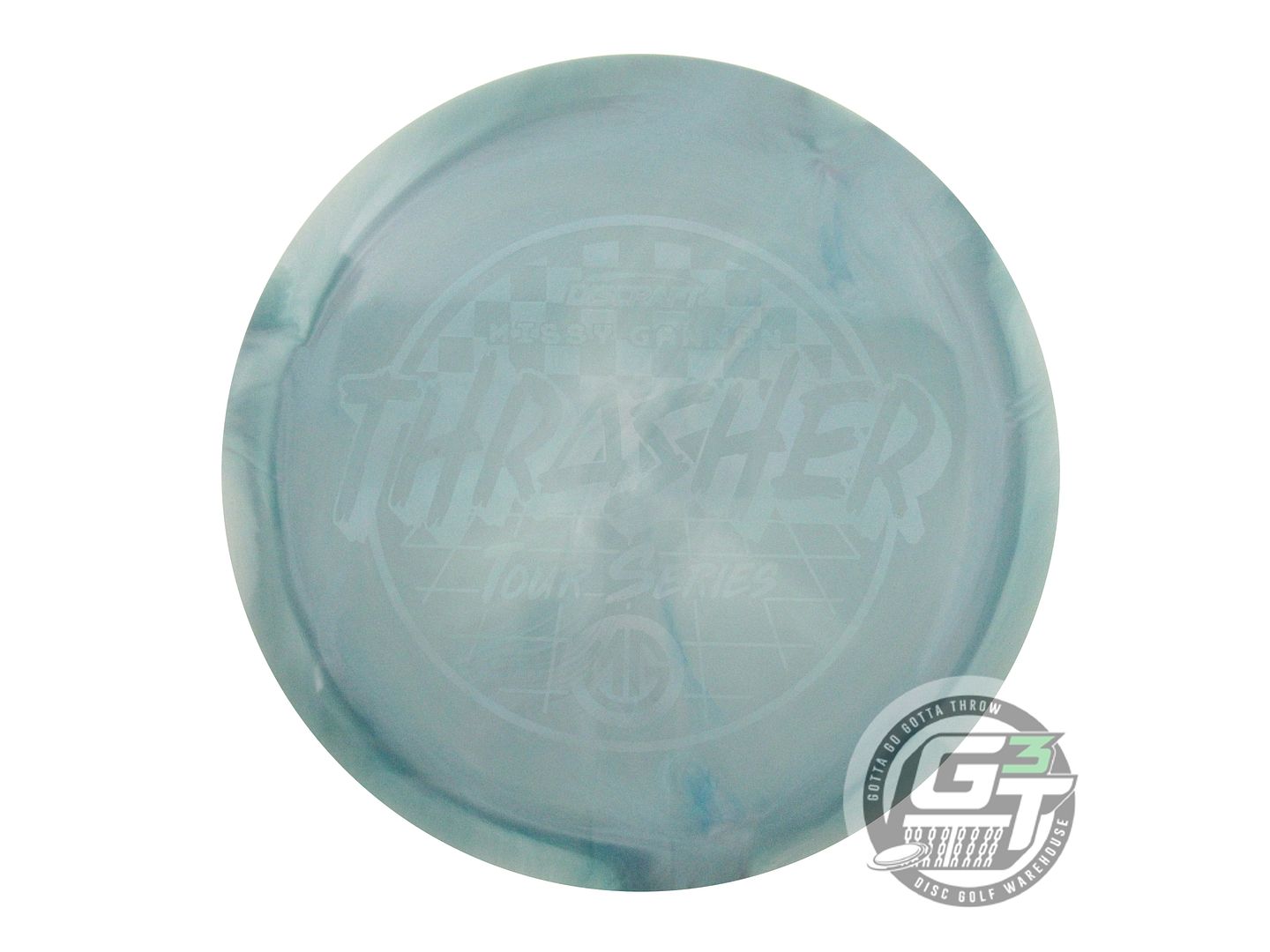 NOS Discraft [GANNON] Swirl ESP Thrasher 174g Slate Green Distance Driver Disc