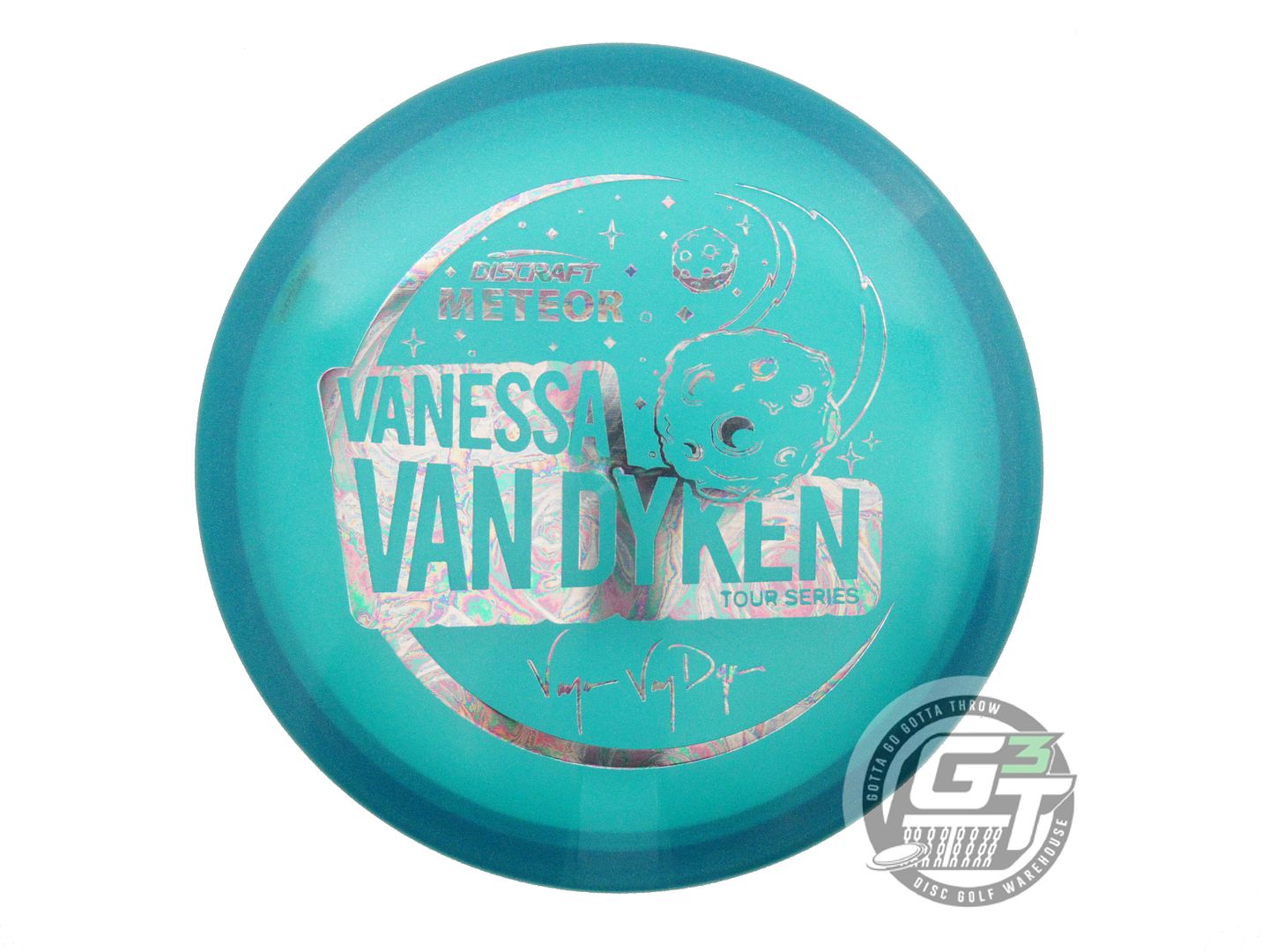 NOS Discraft [VAN DYKEN] Metallic Z Meteor 180g Teal Oil Slick Midrange Disc