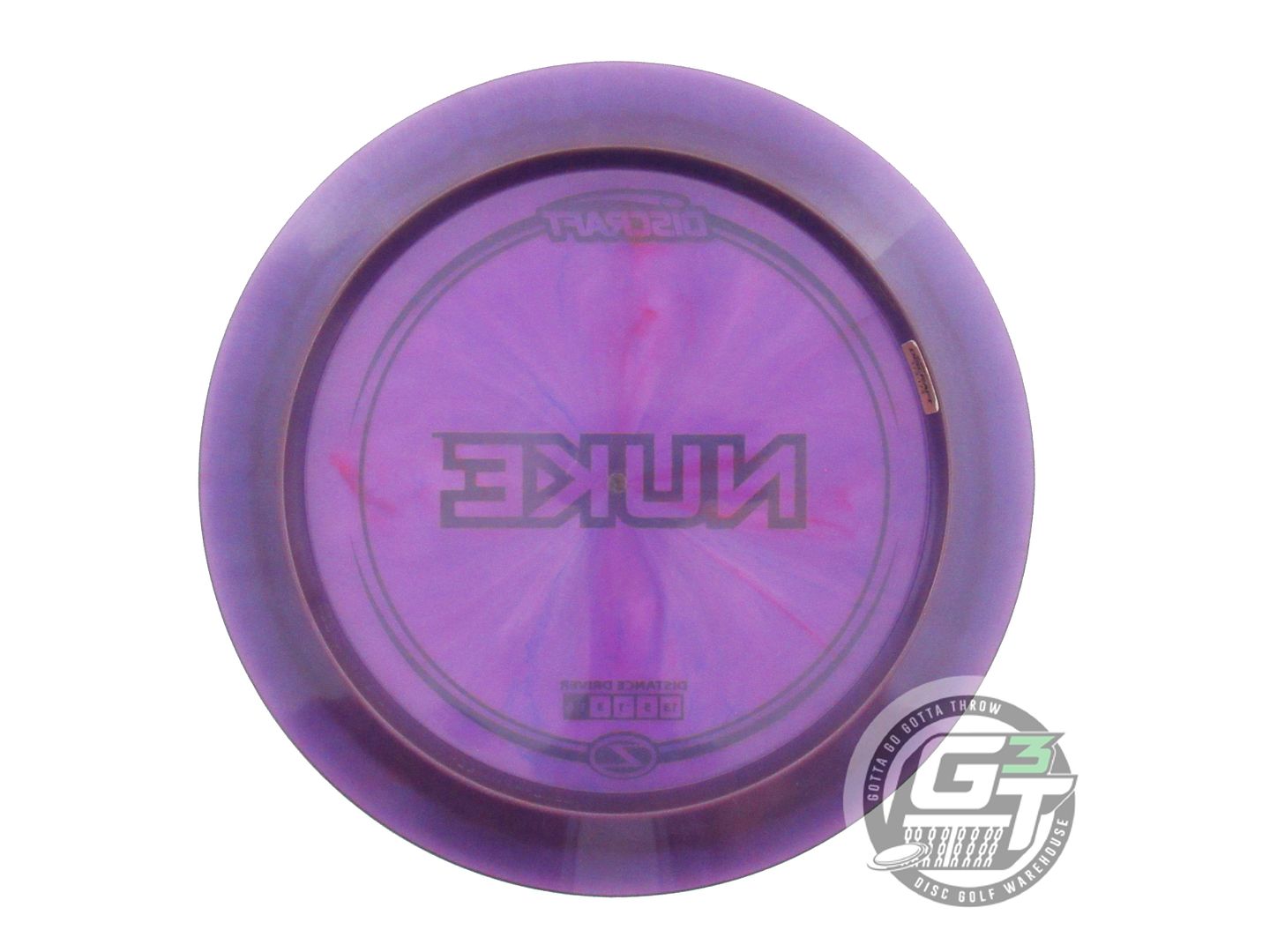 NOS Discraft Z Nuke 178g Purple Green Stamp B Distance Driver Golf Disc