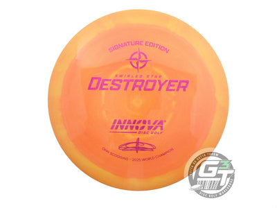 Innova Signature Edition Ohn Scoggins 2025 World Champion Swirled Star Destroyer Distance Driver Golf Disc (Individually Listed)