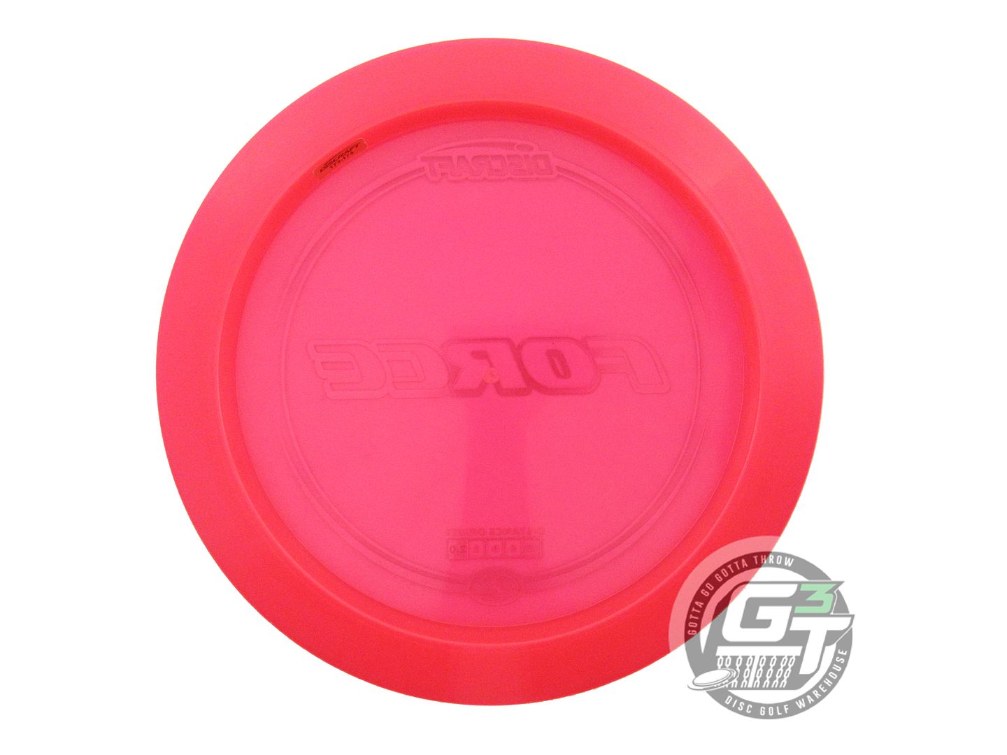 USED Discraft Z Force 175g Red Rainbow Foil Distance Driver Golf Disc