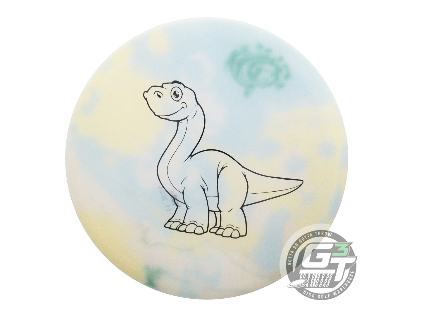 USED ABC Discs Platinum Flying Squirrel 128g White HOME DYED Midrange Golf Disc