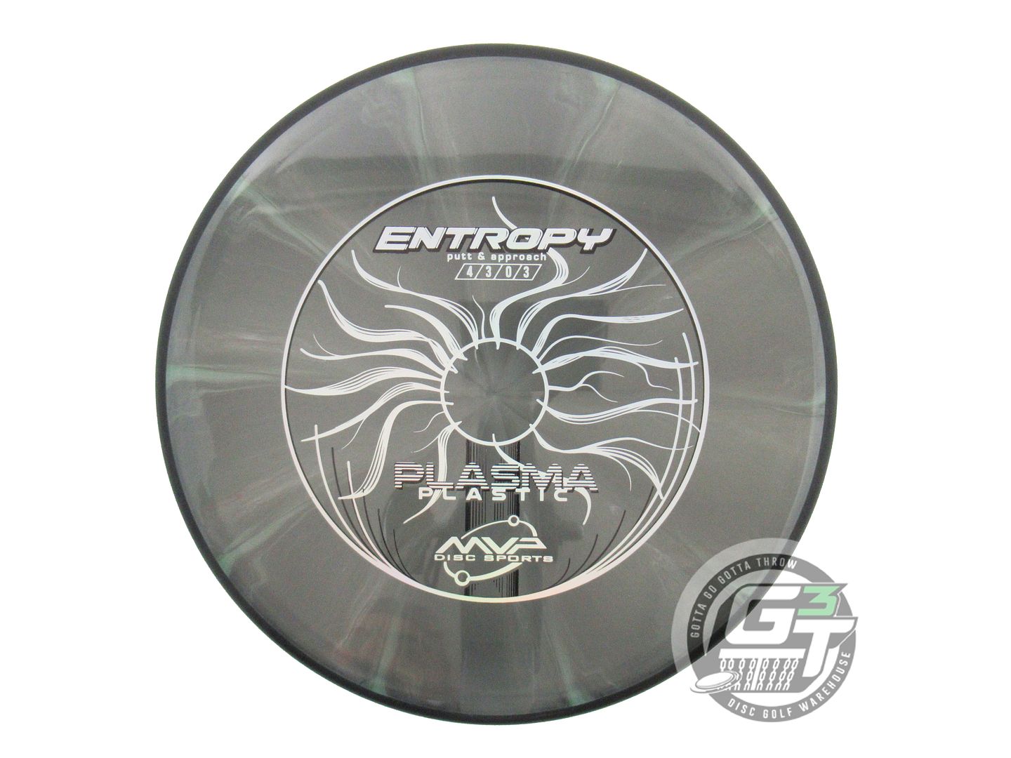 NOS MVP Disc Sports Classic Plasma Entropy 173g Gray-Green Putter Golf Disc