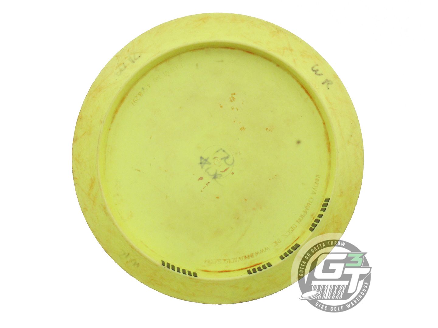 USED Innova Star Wraith 170g Yellow Wiped Stamp PFN Distance Driver Golf Disc