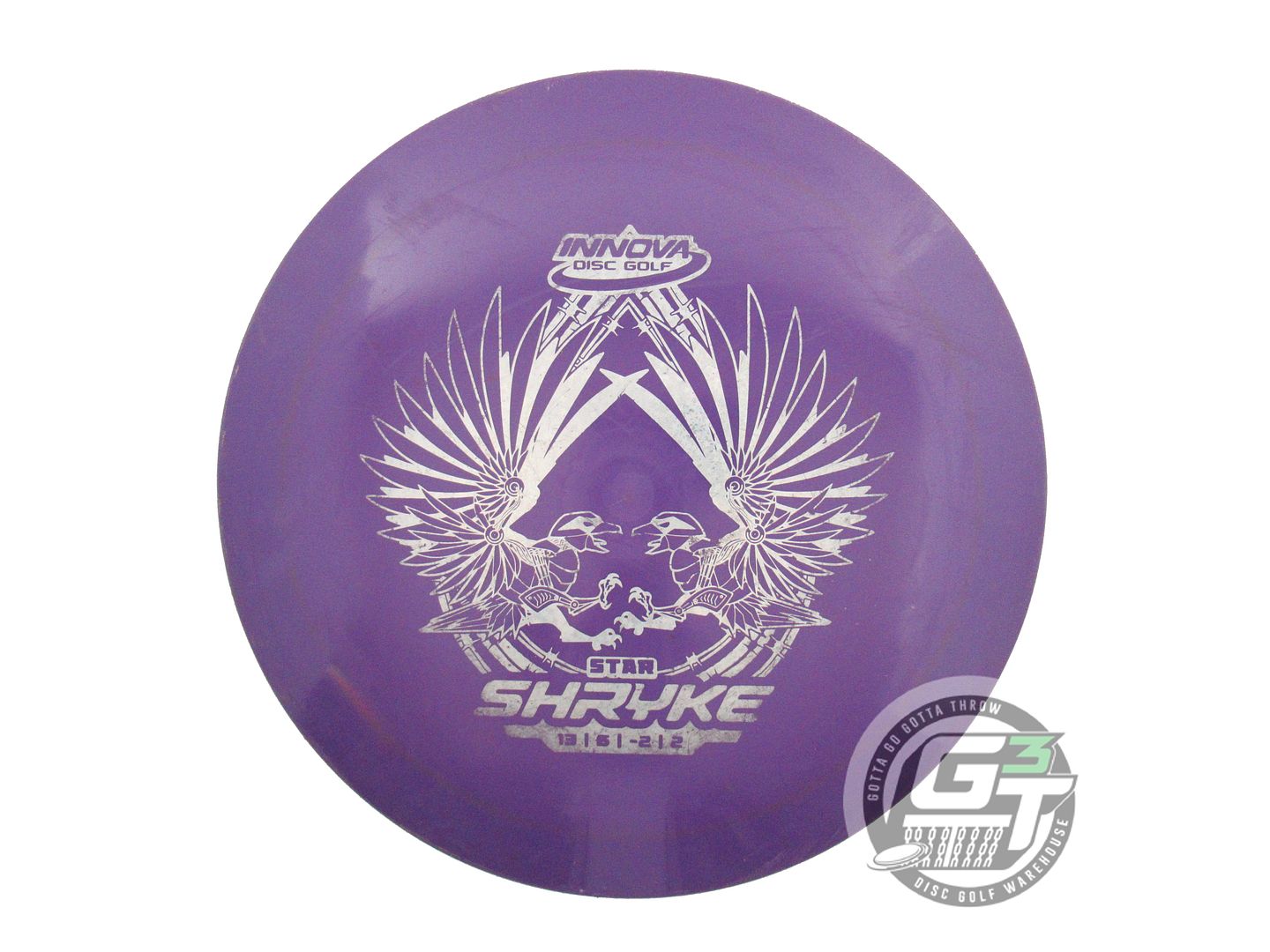 USED Innova Star Shryke 168g Purple Holo Star Foil Distance Driver Golf Disc