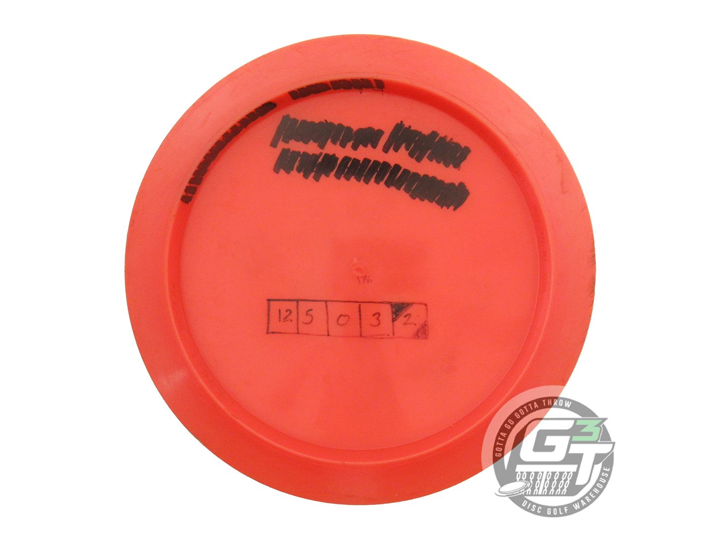 USED Discraft Big Z Force 176g Orange Gold Shatter Foil Distance Driver Disc