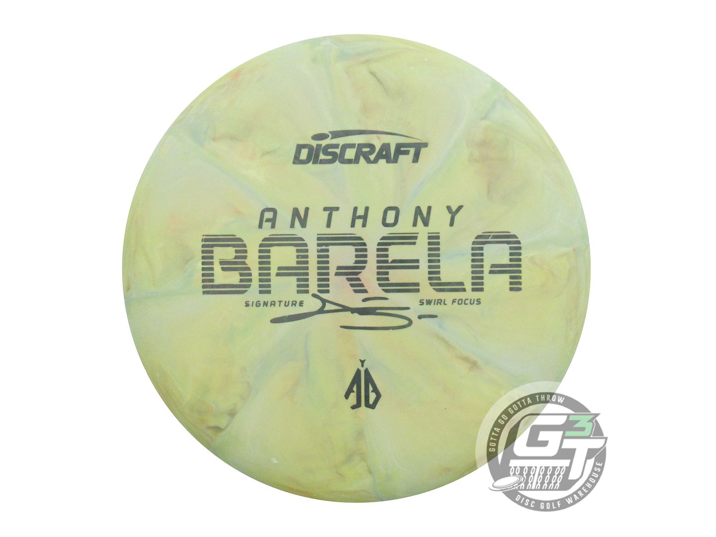 USED Discraft [BARELA] Crazy Tuff Soft Focus 175g Lime-Green Putter Golf Disc