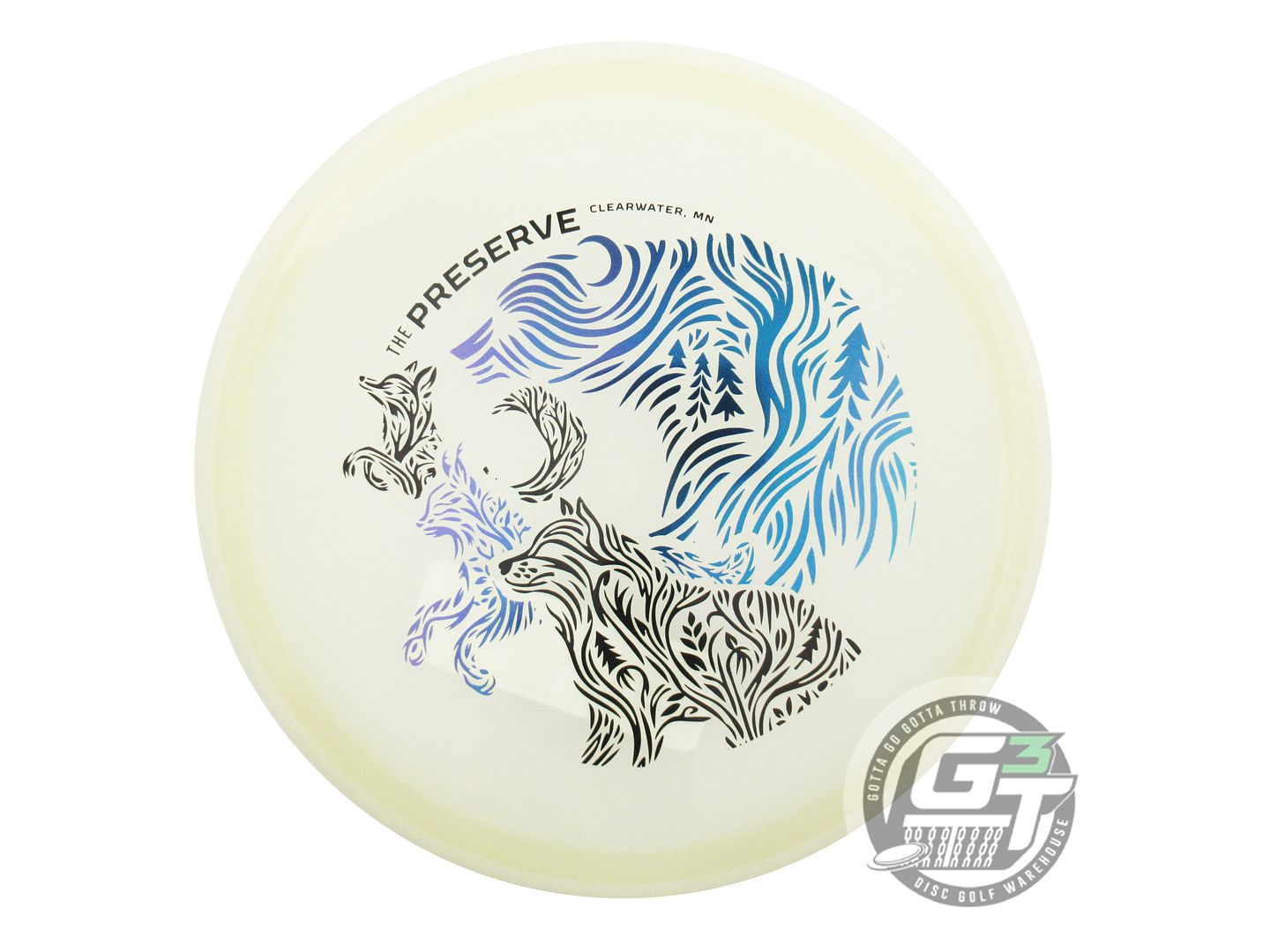 Axiom Limited Edition The Preserve Wilderness Stamp Total Eclipse Glow Proton Hex Midrange Golf Disc (Individually Listed)