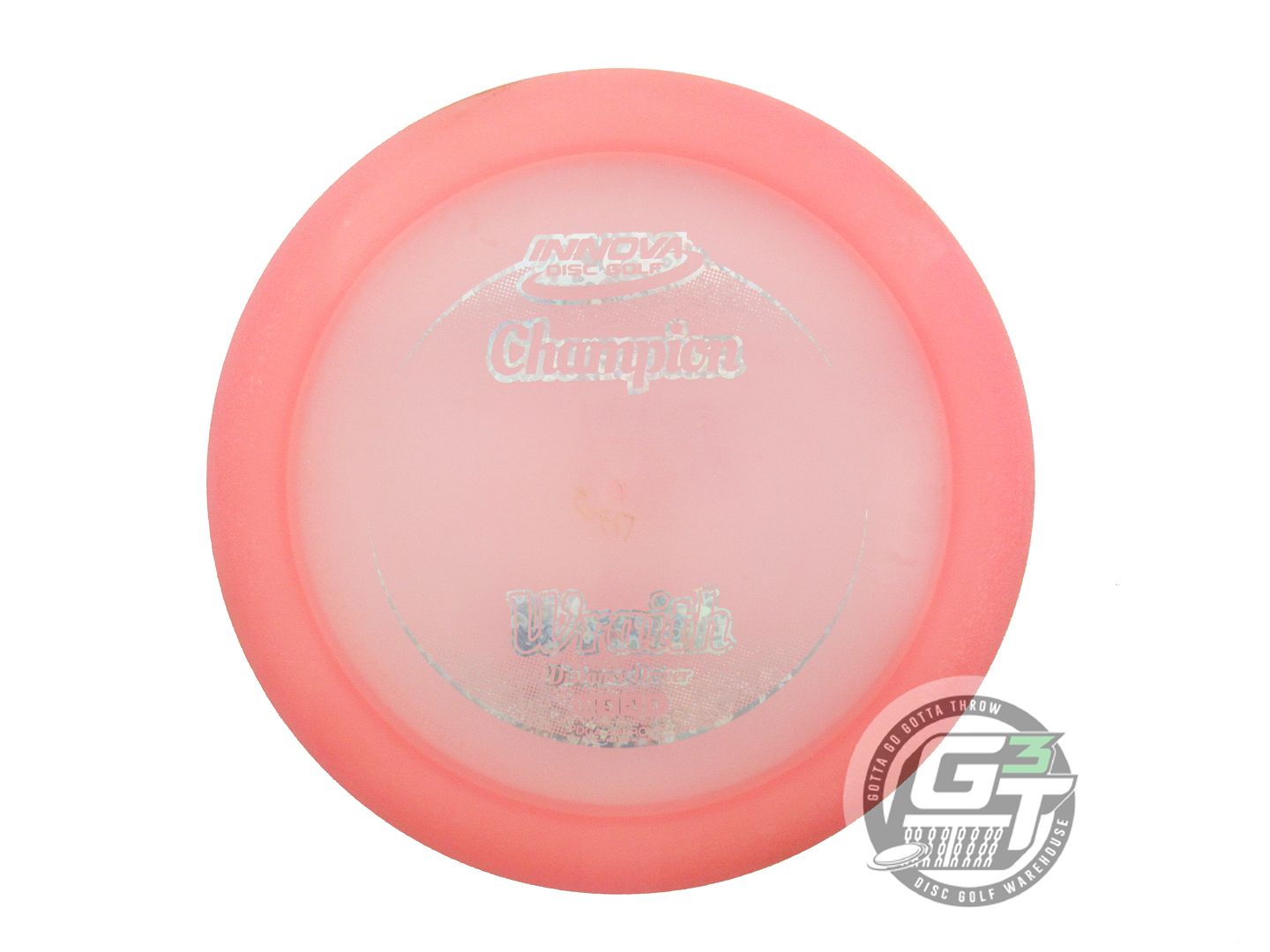 USED Innova Champion Wraith 174g Pink Silver Heart Foil Distance Driver Disc