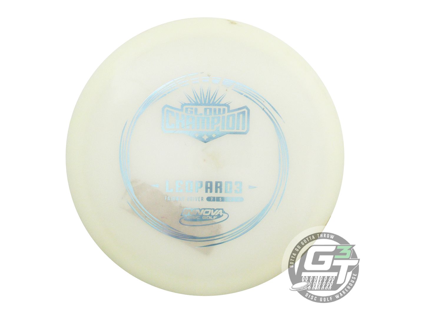 USED Innova Champion Glow Leopard3 174g Silver Foil Fairway Driver Golf Disc