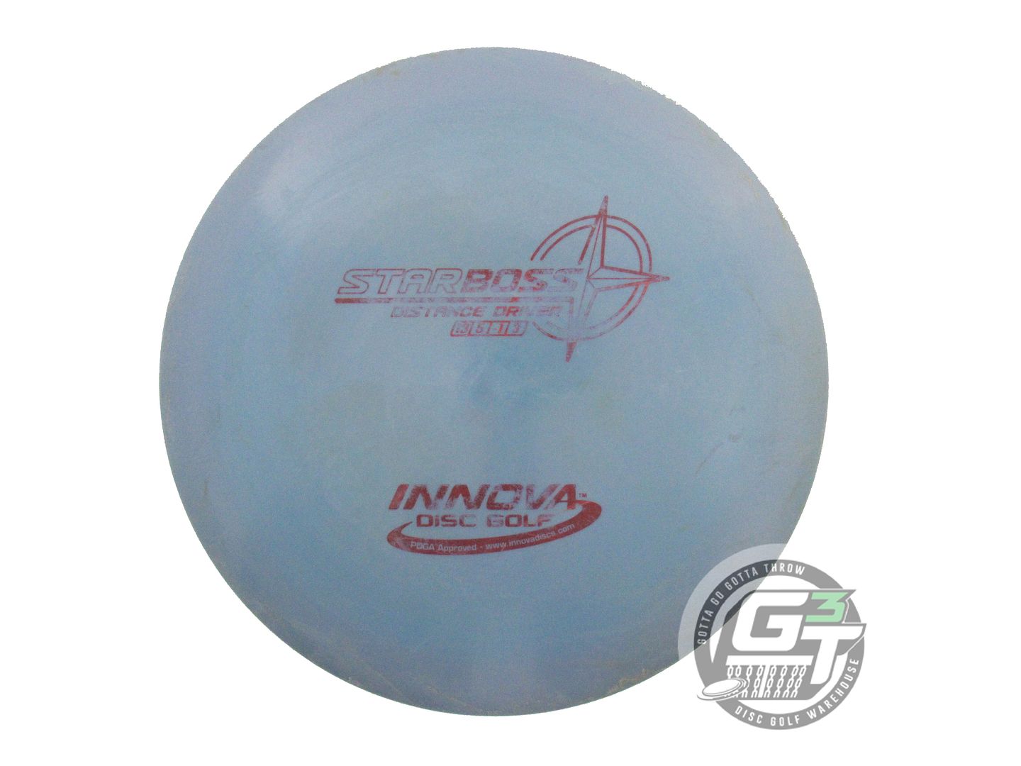 USED Innova Star Boss 172g Purp-Gray Maroon Stamp Distance Driver Golf Disc