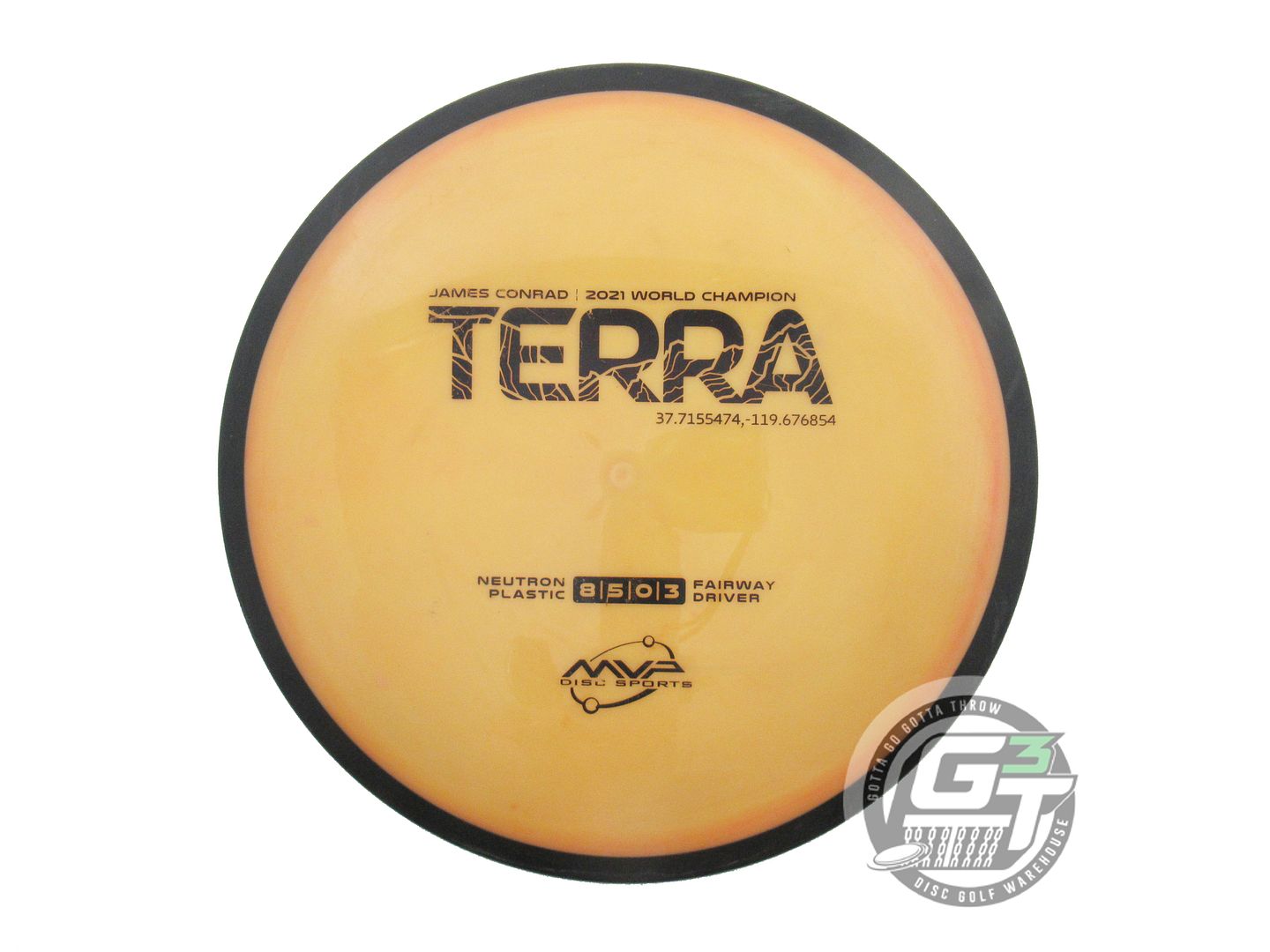 USED MVP Disc Sports [CONRAD] Neutron Terra 175g Marigold Fairway Driver Disc
