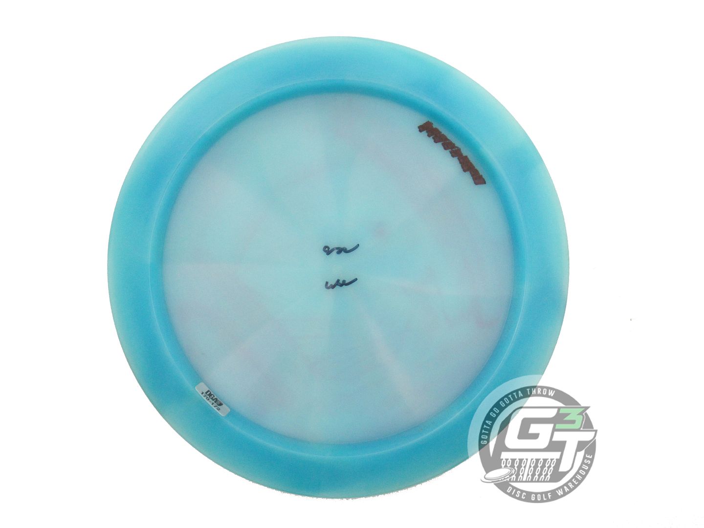 USED DGA [MARWEDE] Swirl Hurricane 173g Teal Wiped Stamp Distance Driver Disc