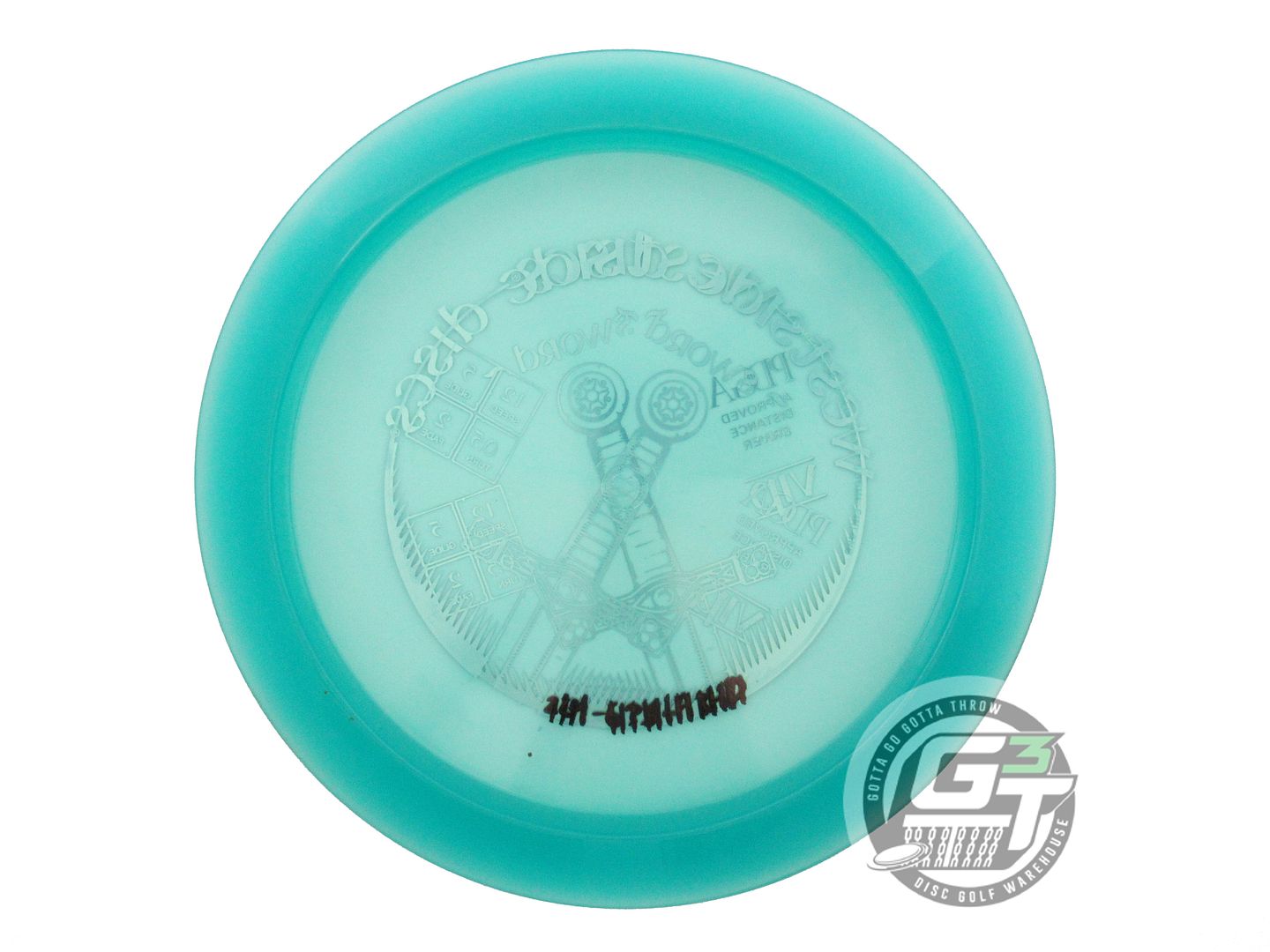 USED Westside Discs X-OUT VIP Sword 163g Teal Distance Driver Golf Disc