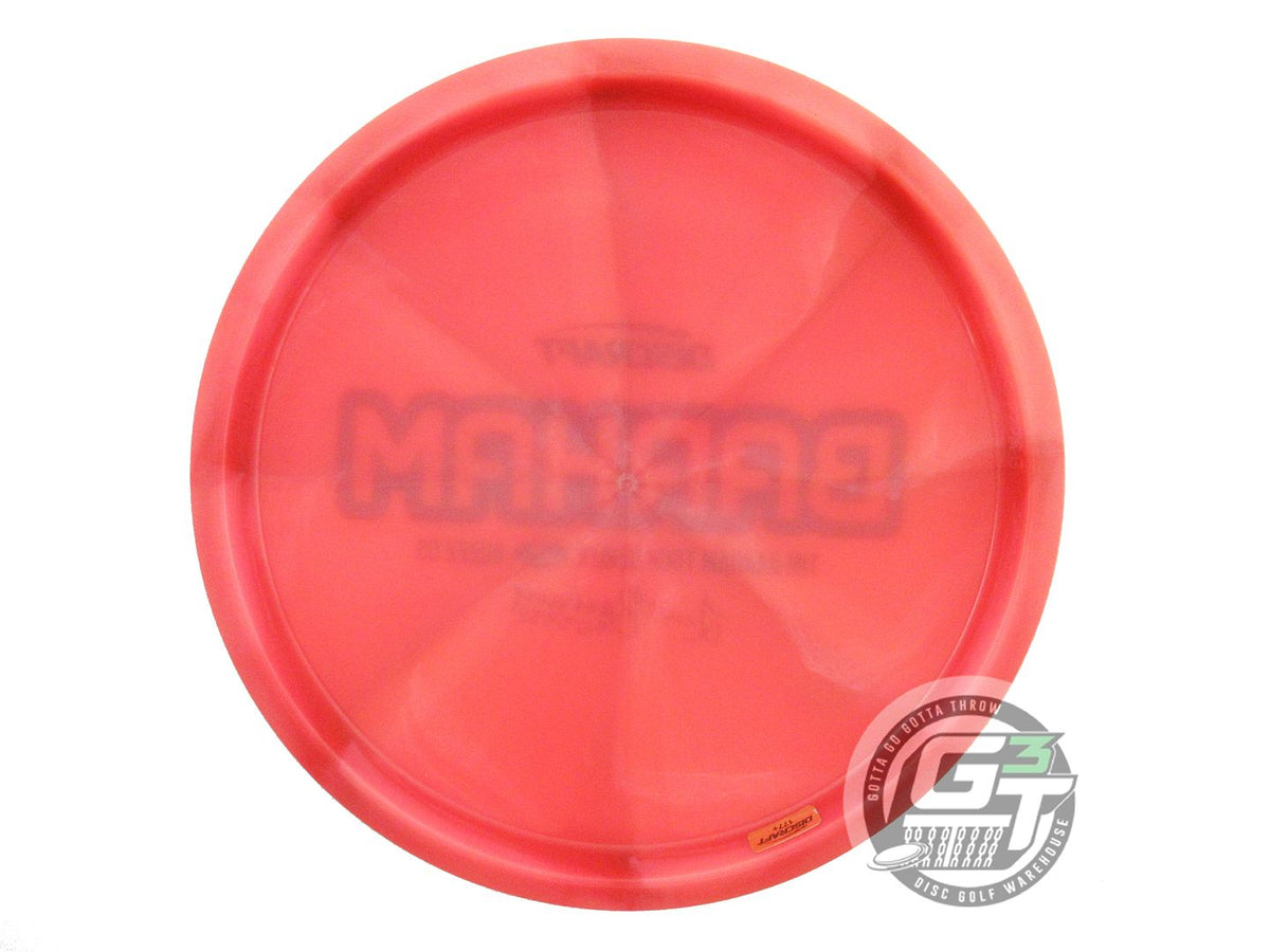 USED Discraft [BARHAM] Z Swirl Buzzz SS 179g Red Black Stamp Midrange Golf Disc
