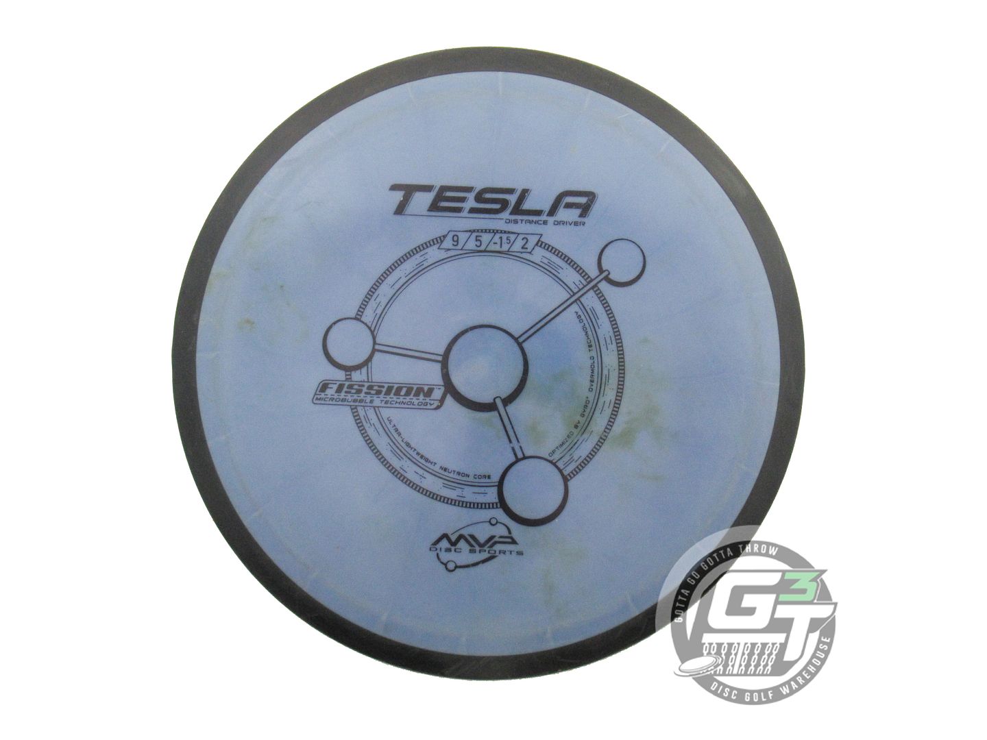 USED MVP Disc Sports Fission Tesla 177g Blue Distance Driver Golf Disc