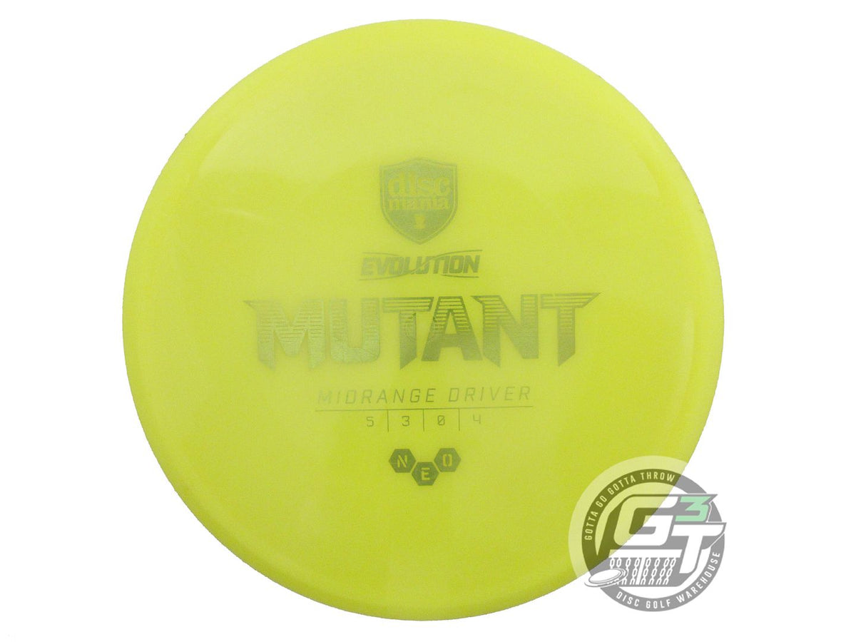 USED DiscMania Neo Mutant 179g Yellow Lime Foil Midrange Golf Disc