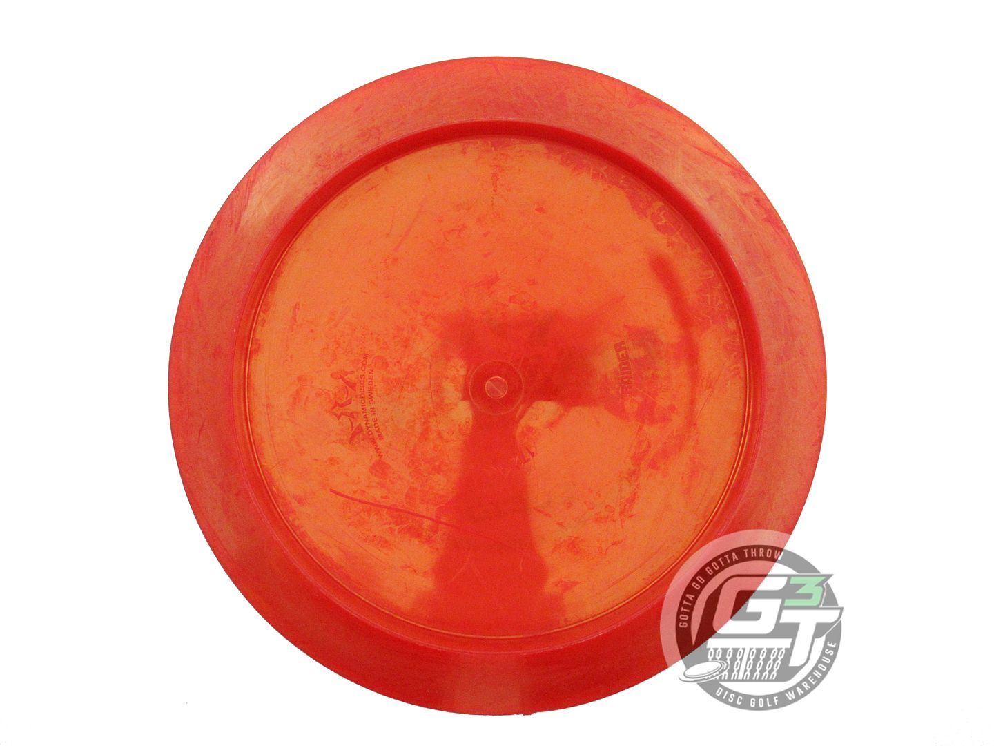 USED Dynamic Discs Lucid Raider 172g Red Gold Foil Distance Driver Golf Disc