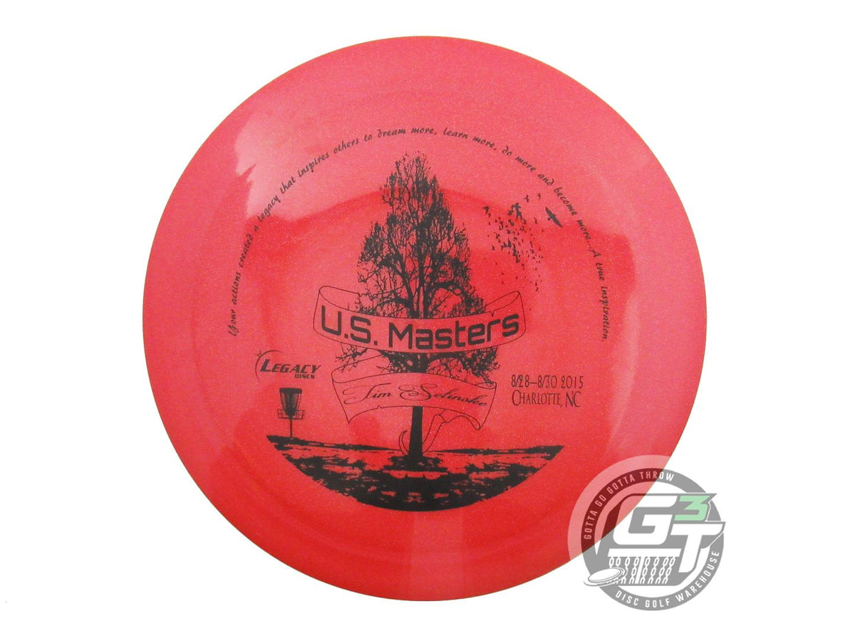 NOS Legacy Discs Sparkle Icon Outlaw 174g Red Black Stamp Distance Driver Disc