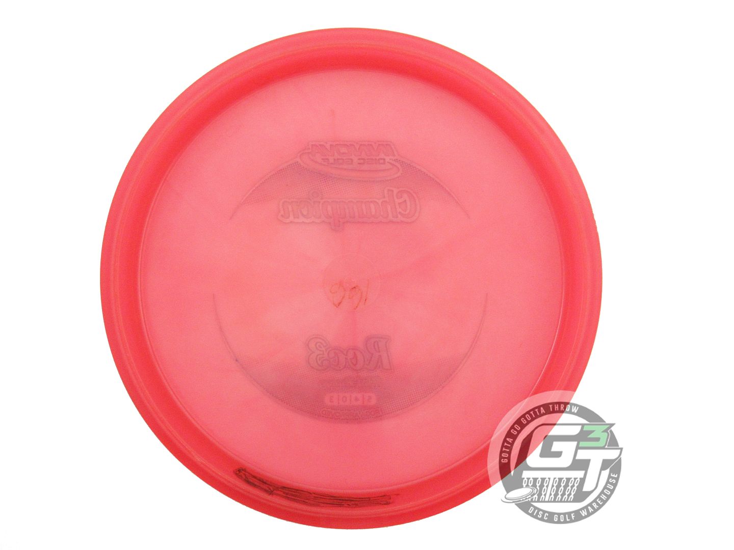 USED Innova Champion Roc3 167g Pink Blue Foil Midrange Golf Disc