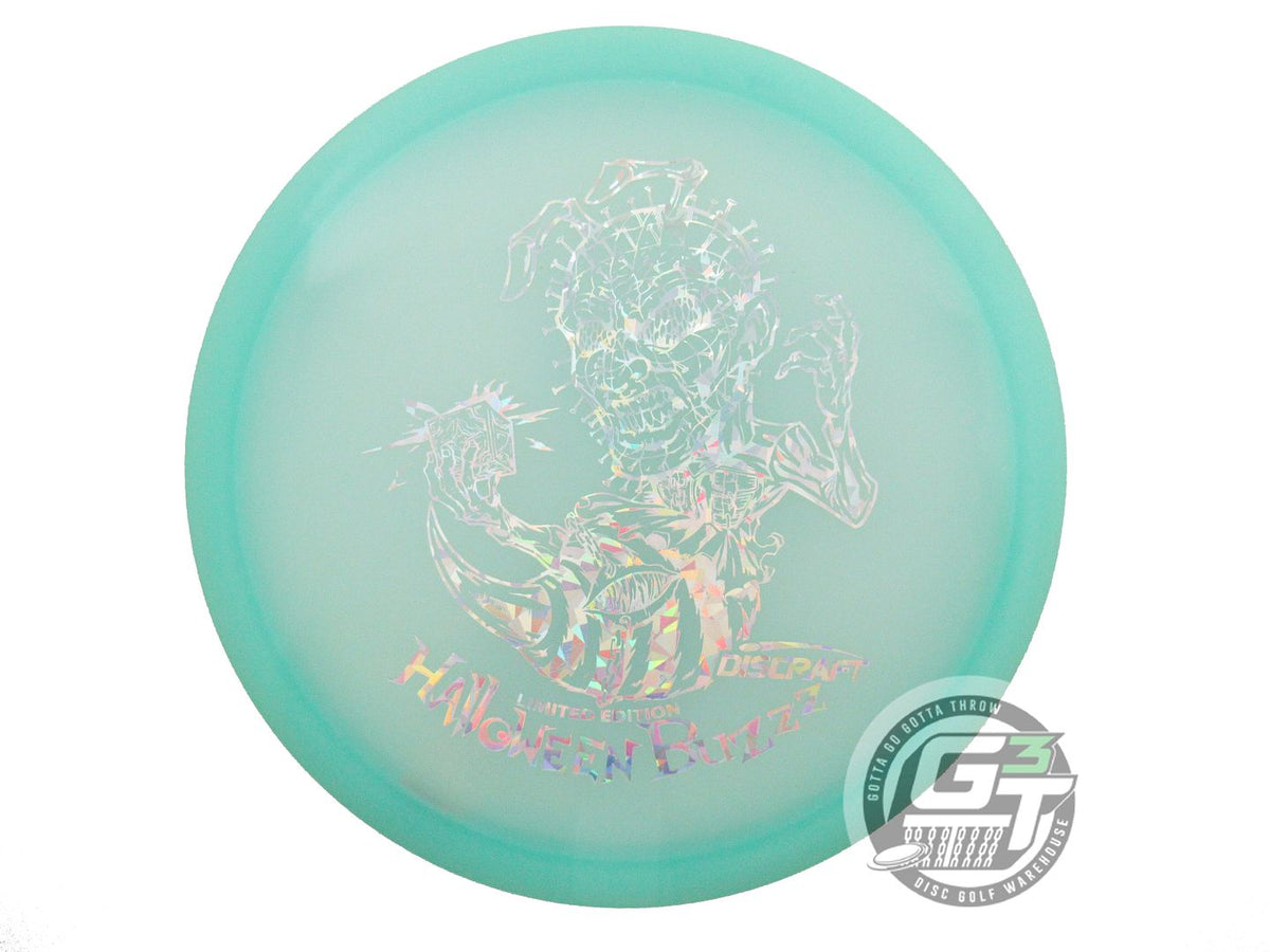 NOS Discraft PINHEAD Glo Z Buzzz 178g Seafoam Shatter Foil Midrange Golf Disc
