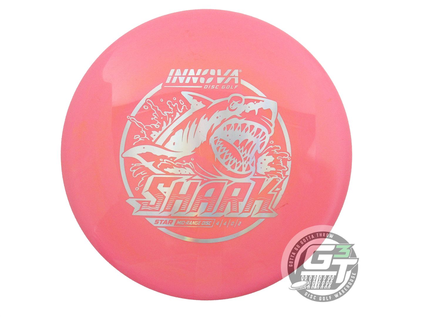 USED Innova Star Shark 167g Pink Silver Holo Foil Midrange Golf Disc