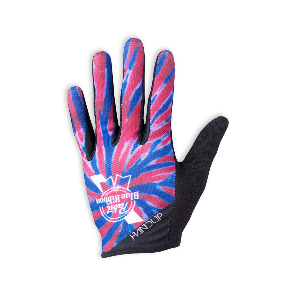 Gloves - Pabst Blue Ribbon Swirl Dye