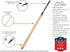Wild Water Tenkara Zoom Fly Fishing Kit 14-16 ft Big Game Rod