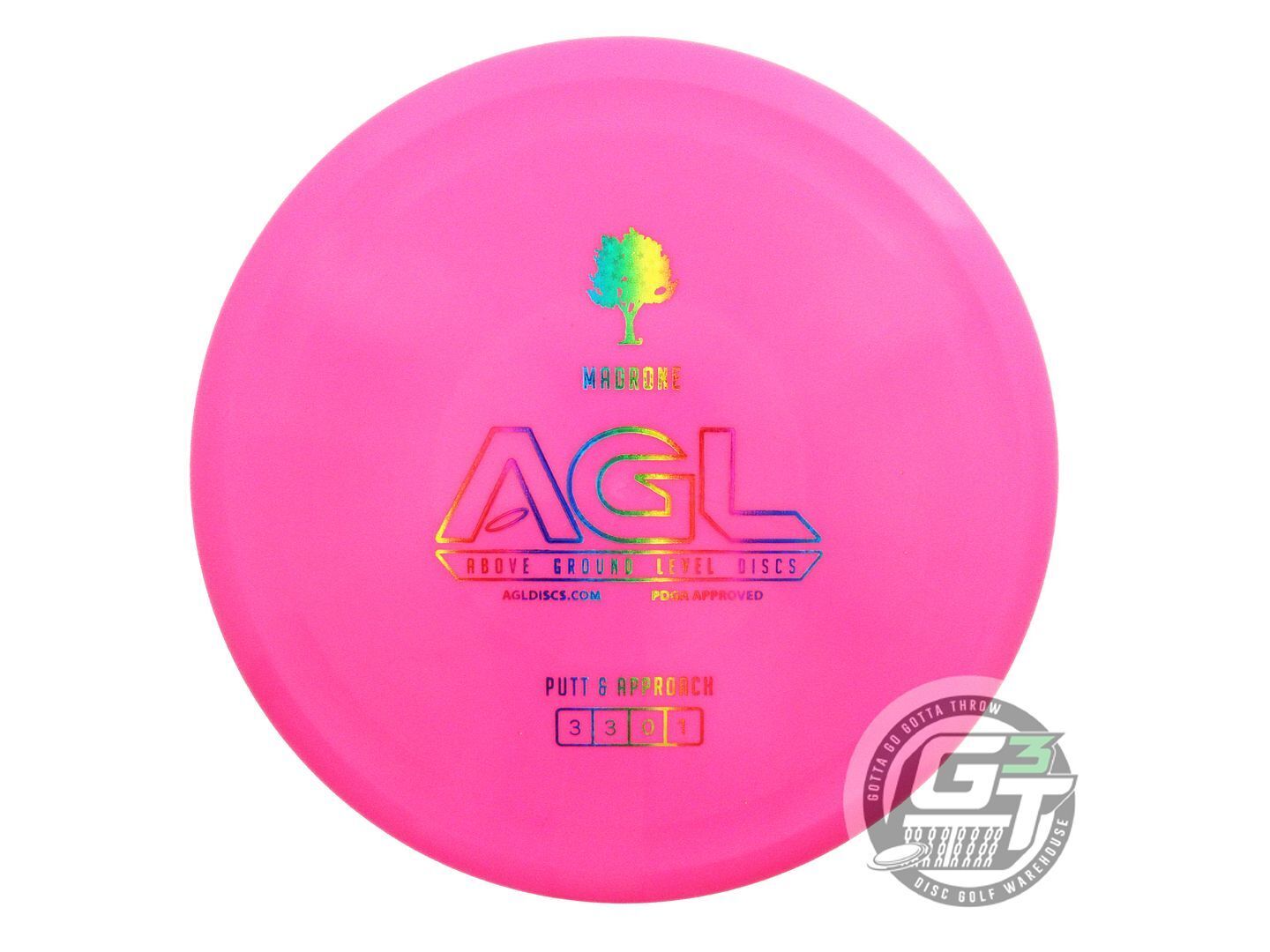 Above Ground Level Alpine Madrone Putter Golf Disc (Individually Listed)