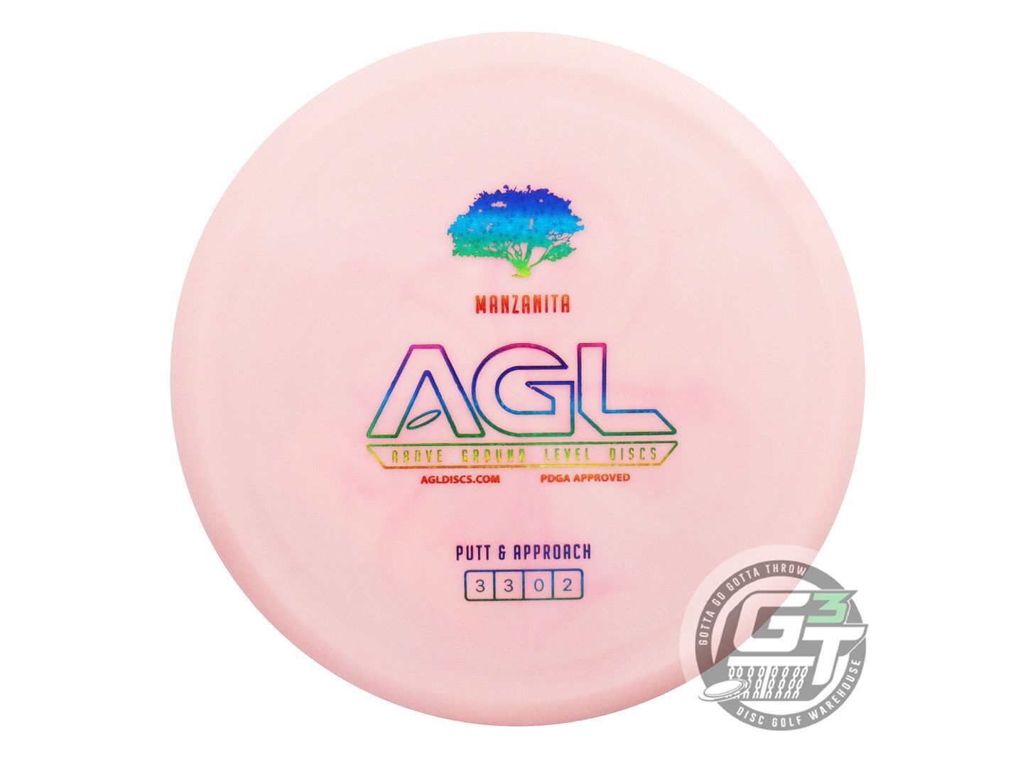 Above Ground Level Alpine Manzanita Putter Golf Disc (Individually Listed)