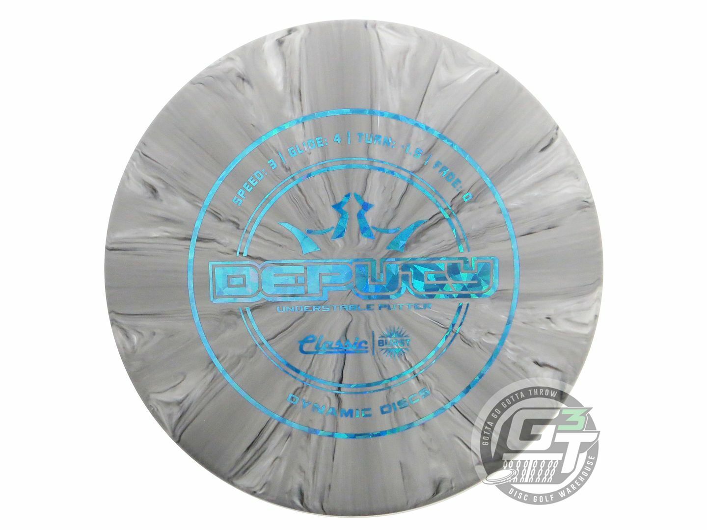 Dynamic Discs Classic Line Burst Deputy Putter Golf Disc (Individually Listed)